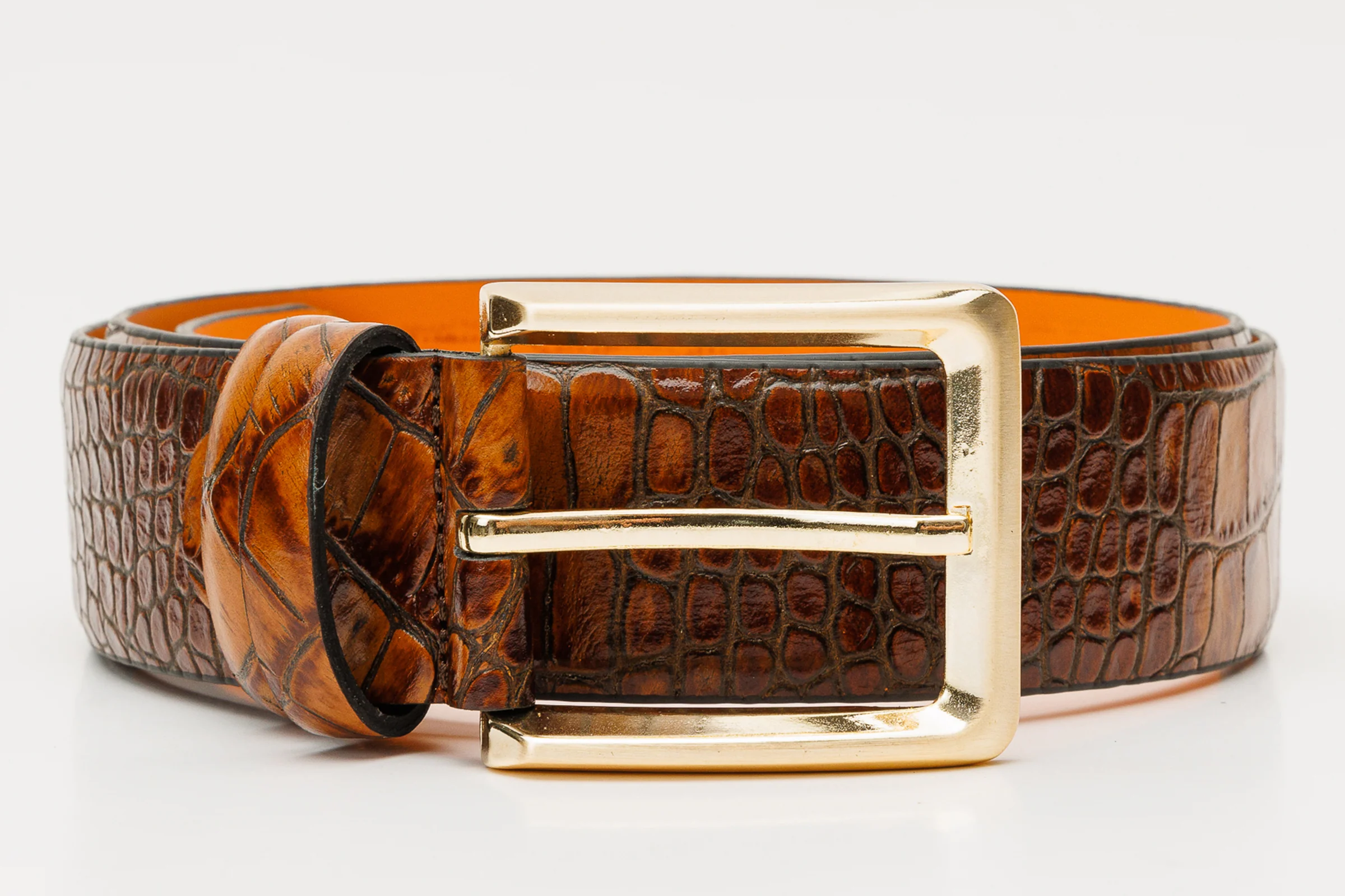 The Monaco Brown Leather Belt - Image 7
