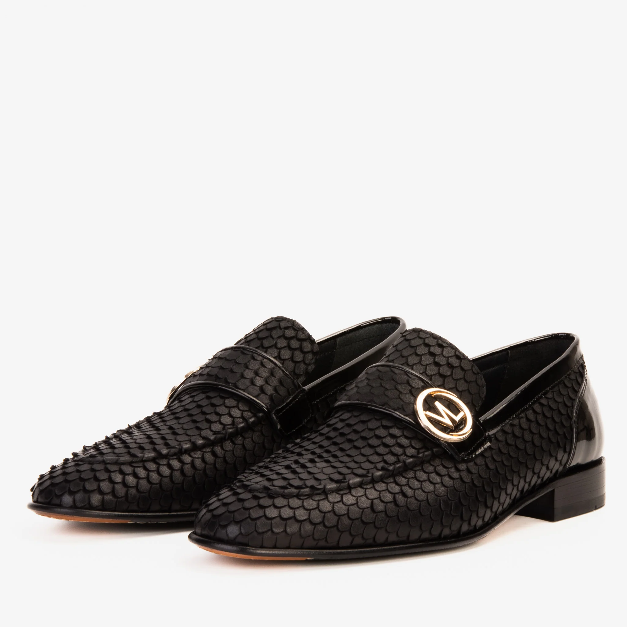 The Monarch Black Leather Men Dress Shoe - Image 2