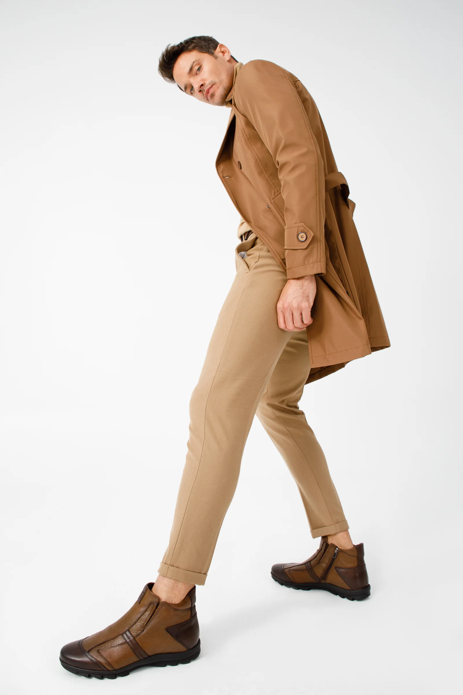 The Montreal Brown Leather Casual Zip-Up Ankle Men Boot - Image 10