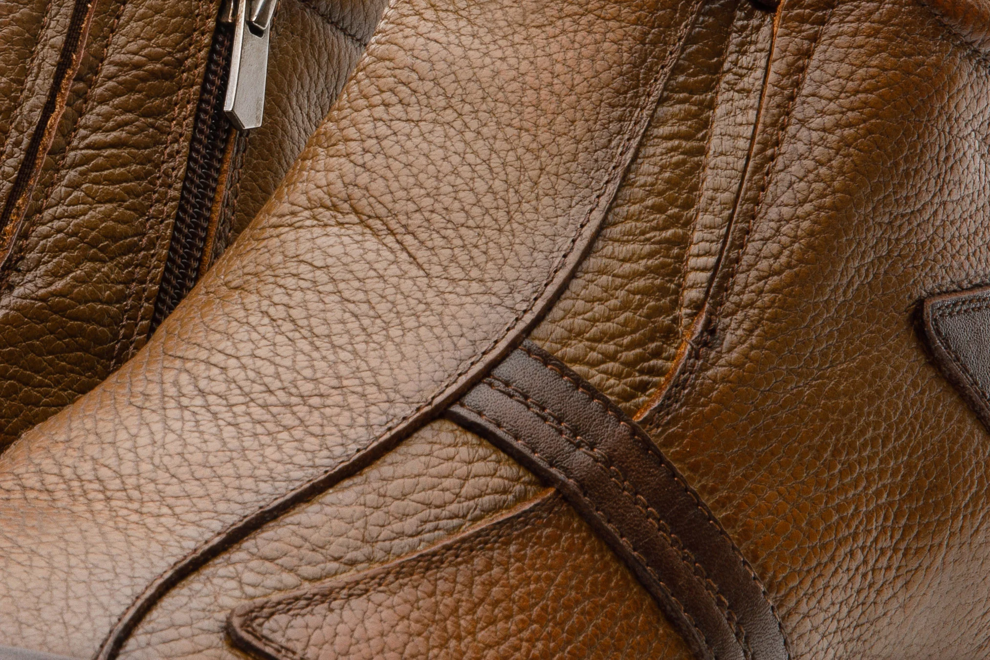 The Montreal Brown Leather Casual Zip-Up Ankle Men Boot - Image 5