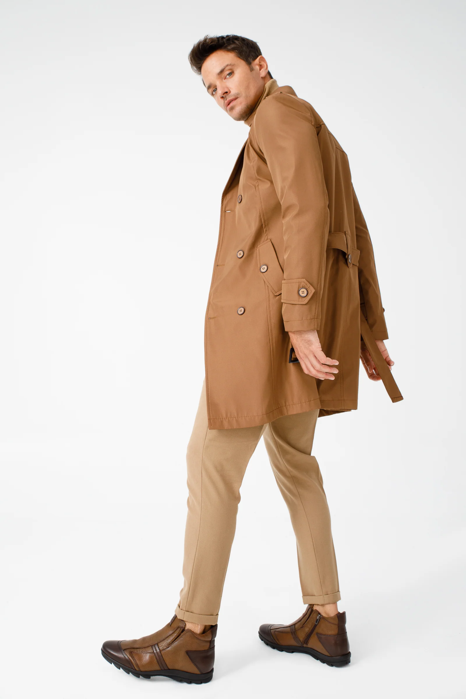 The Montreal Brown Leather Casual Zip-Up Ankle Men Boot - Image 7