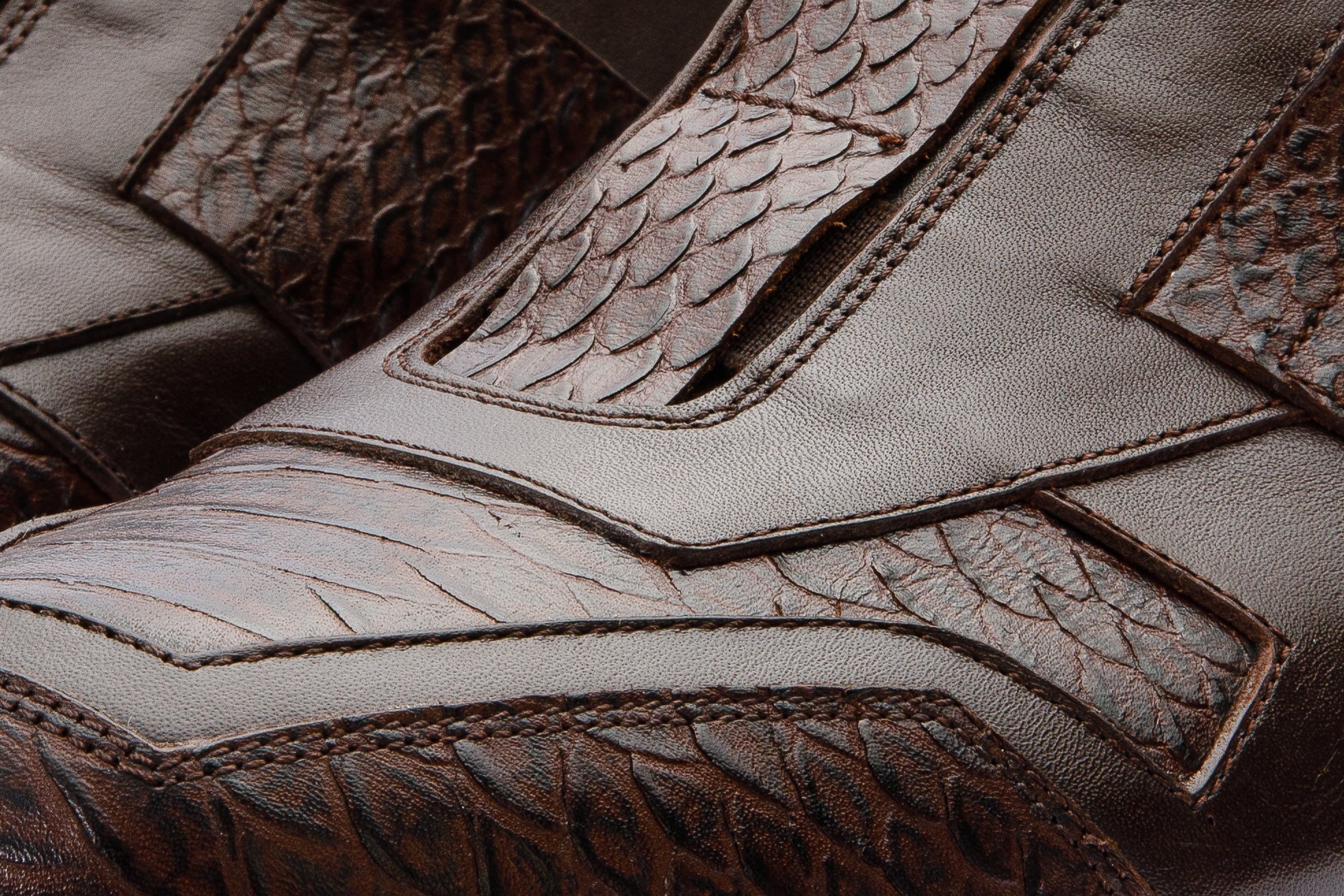 The Mugla Brown Snk Leather Men Sneaker Final Sale! - Image 3