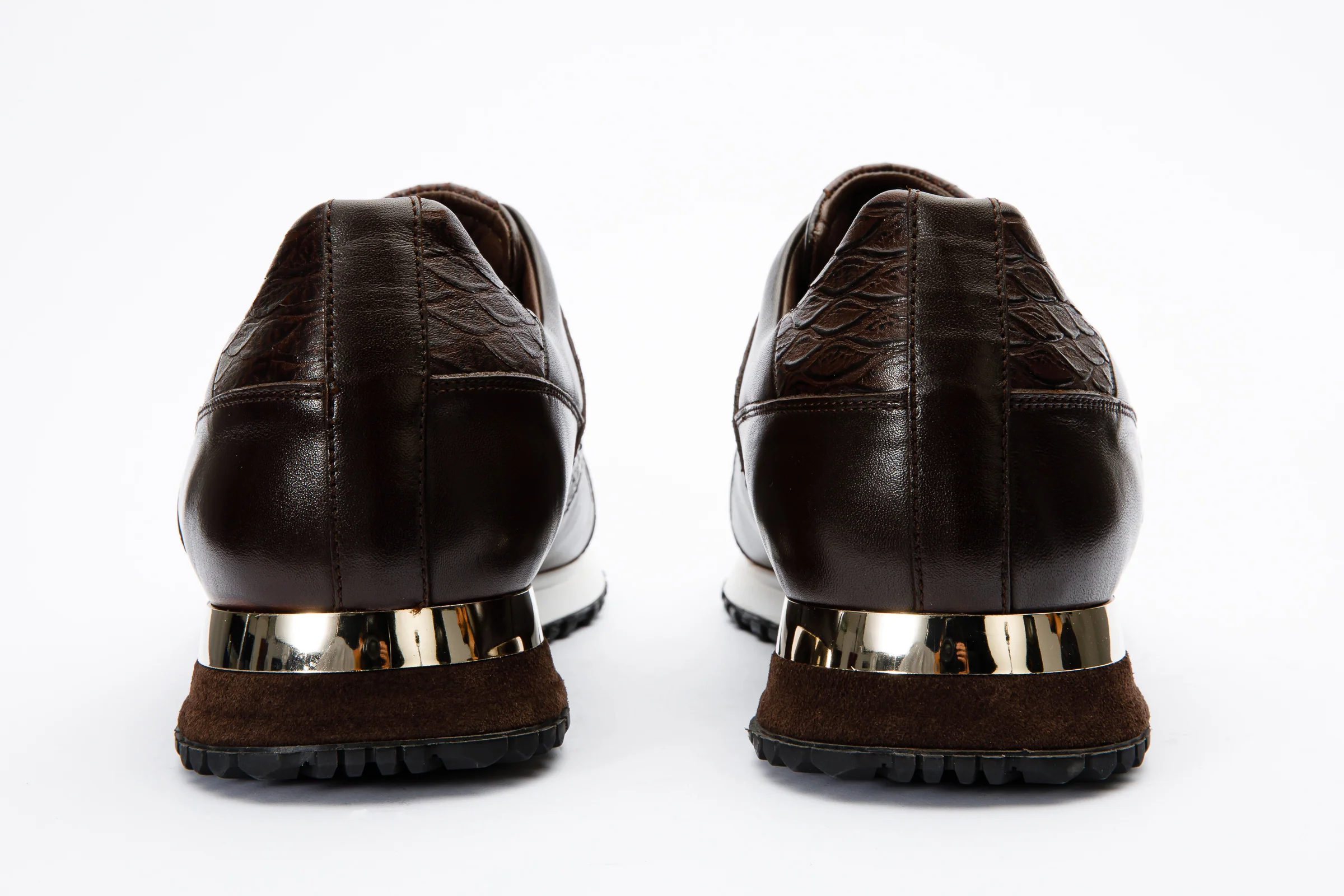 The Mugla Brown Snk Leather Men Sneaker Final Sale! - Image 4