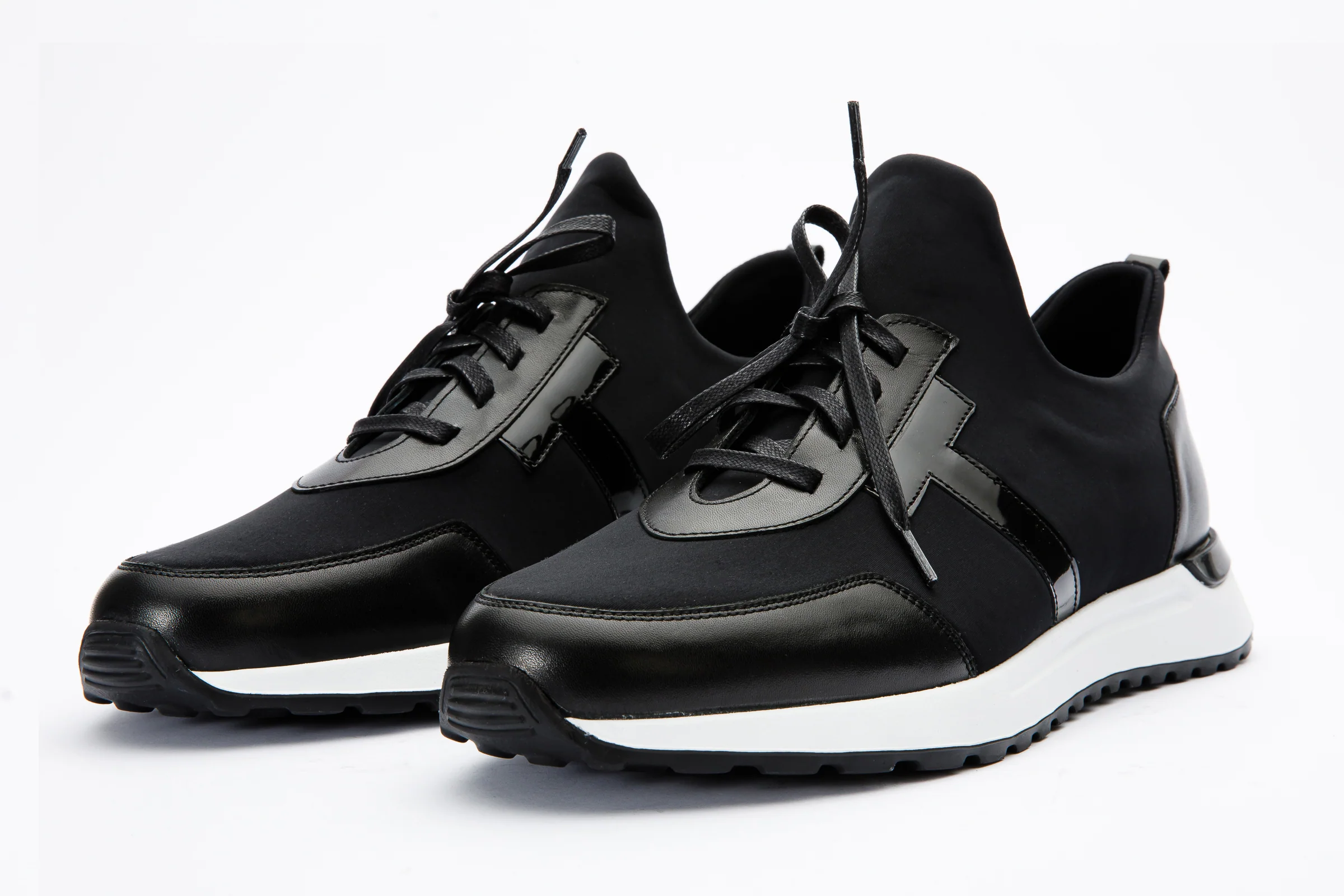 The Nebreska Black Leather Men Sneaker Final Sale! - Image 2