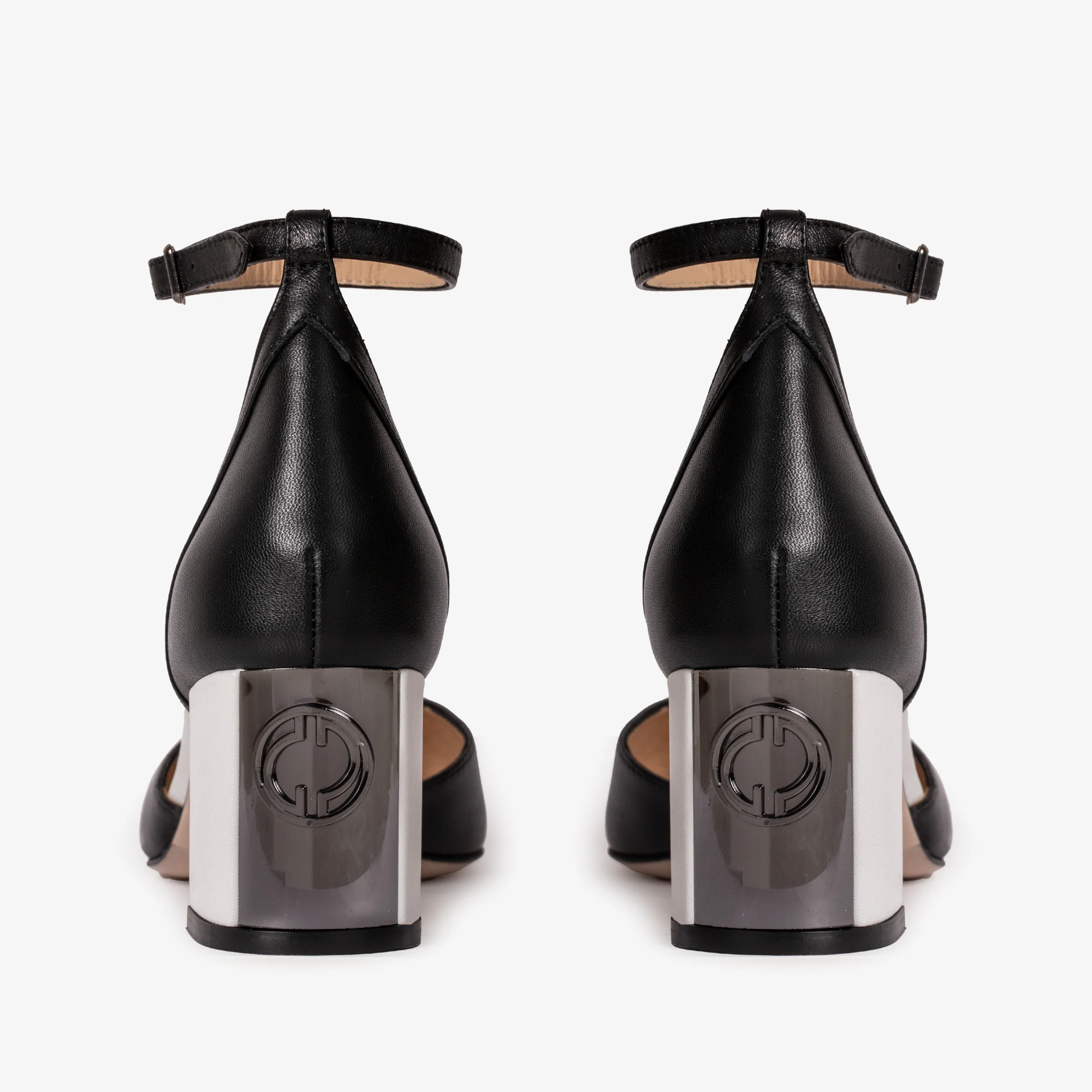 The Noella Black Leather Women Sandal - Image 5