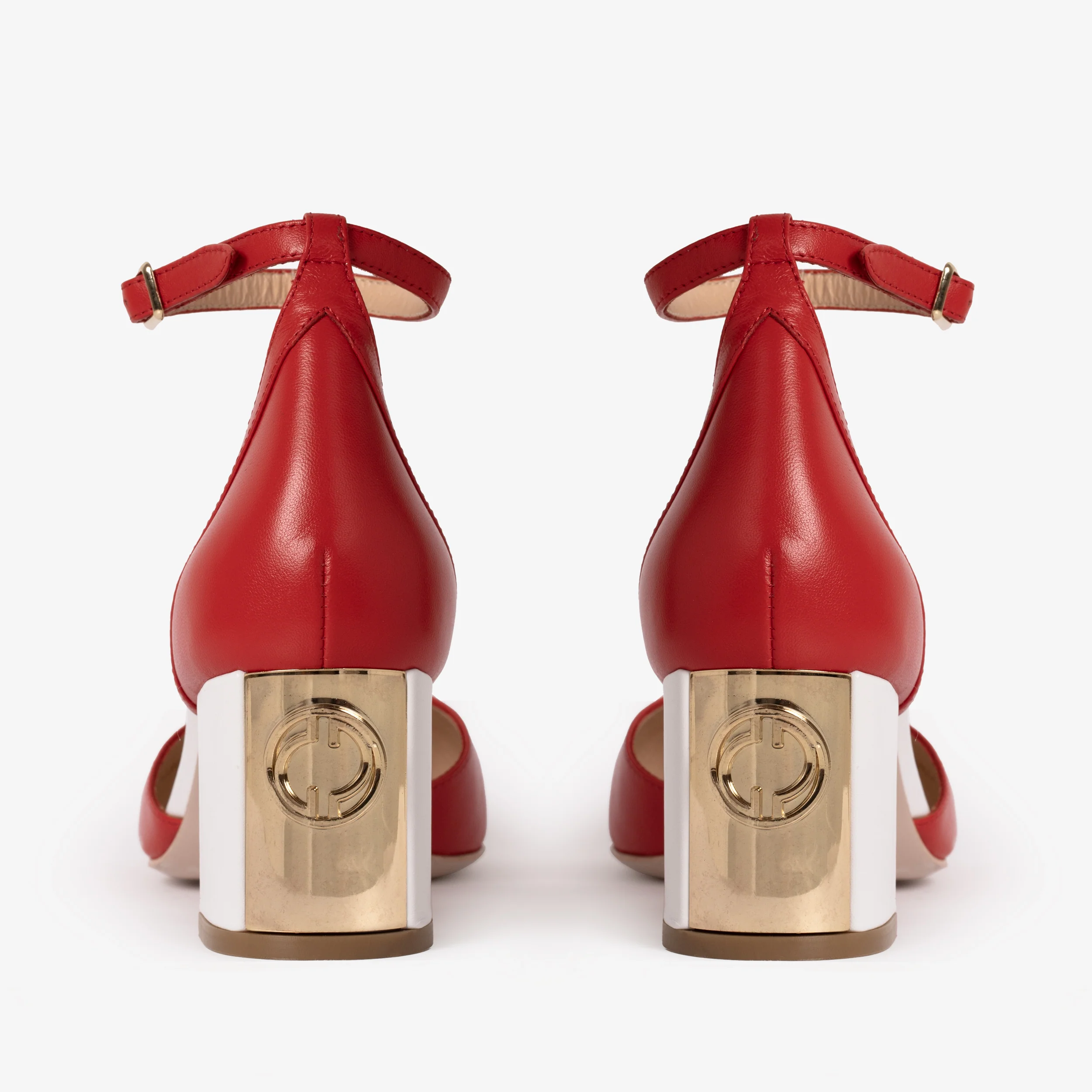 The Noella Red Leather Women Sandal - Image 5