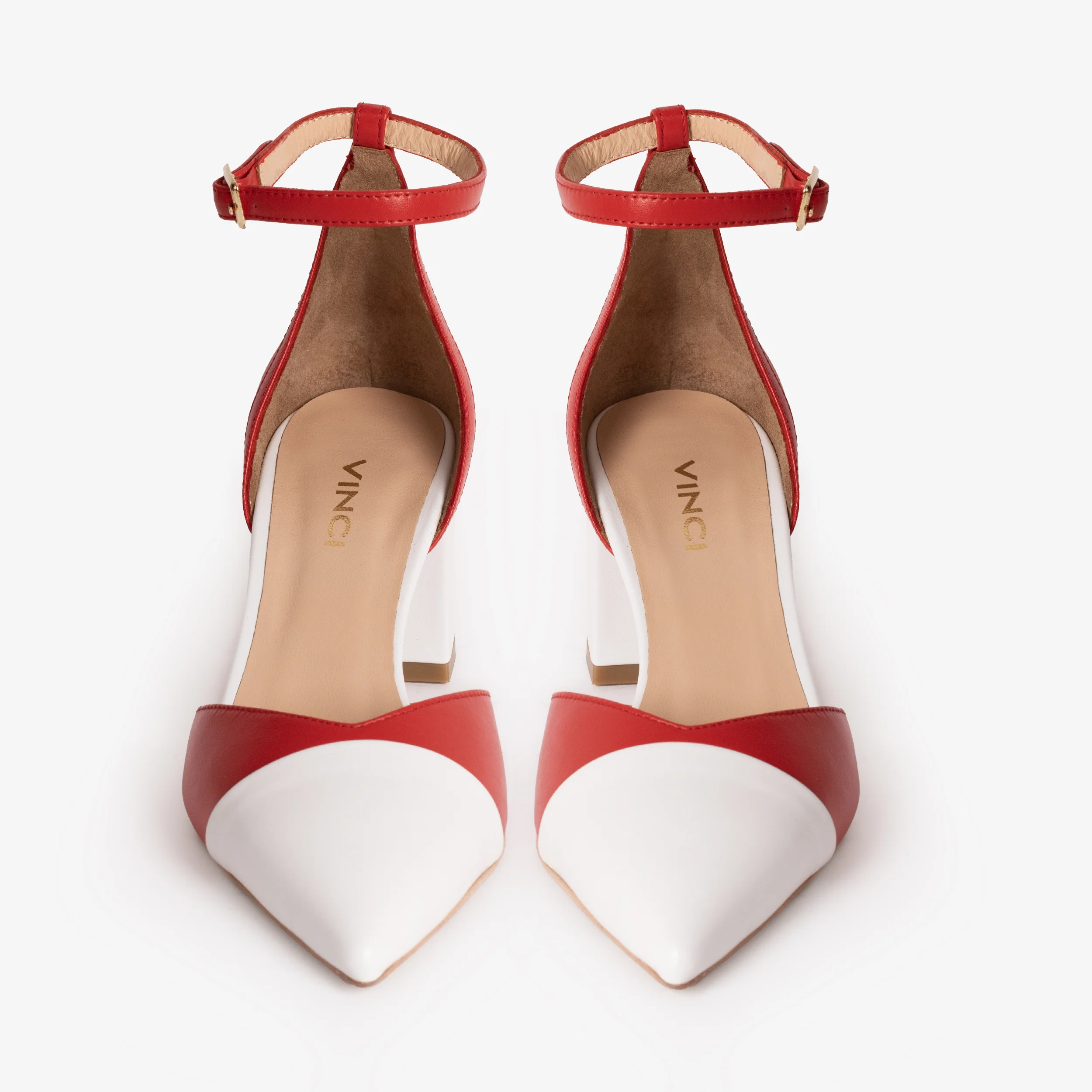 The Noella Red Leather Women Sandal - Image 6