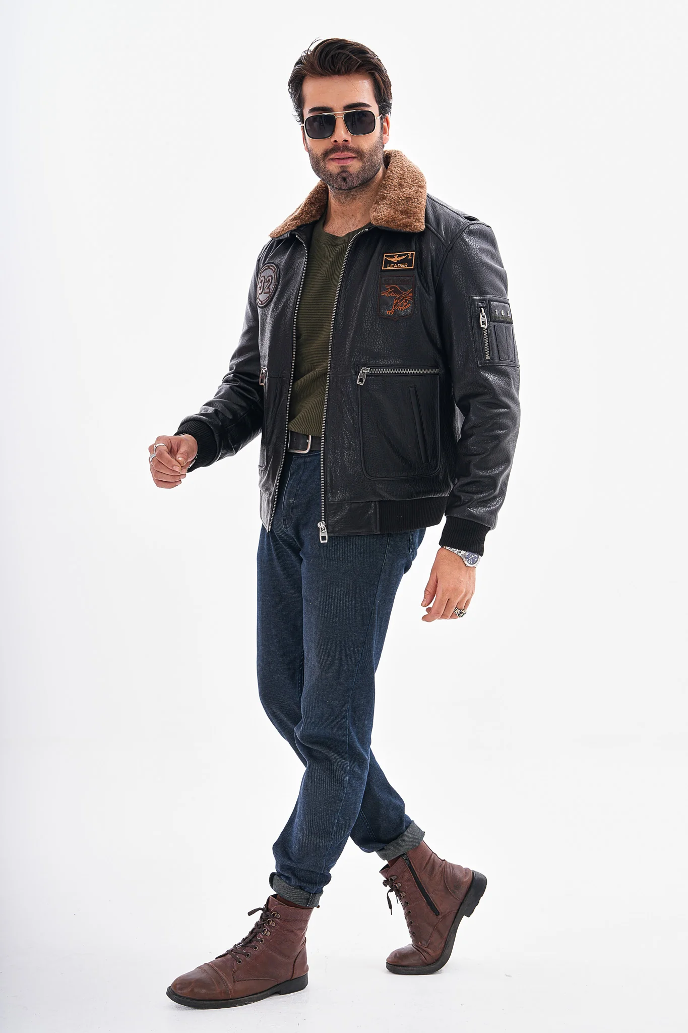 The Northway Black Lambskin Men Leather Jacket - Image 4
