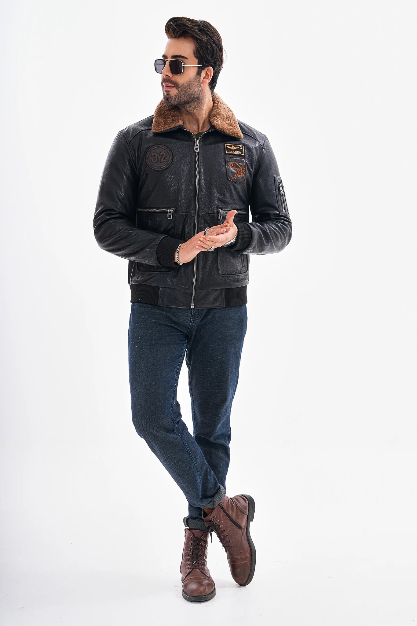 The Northway Black Lambskin Men Leather Jacket - Image 6
