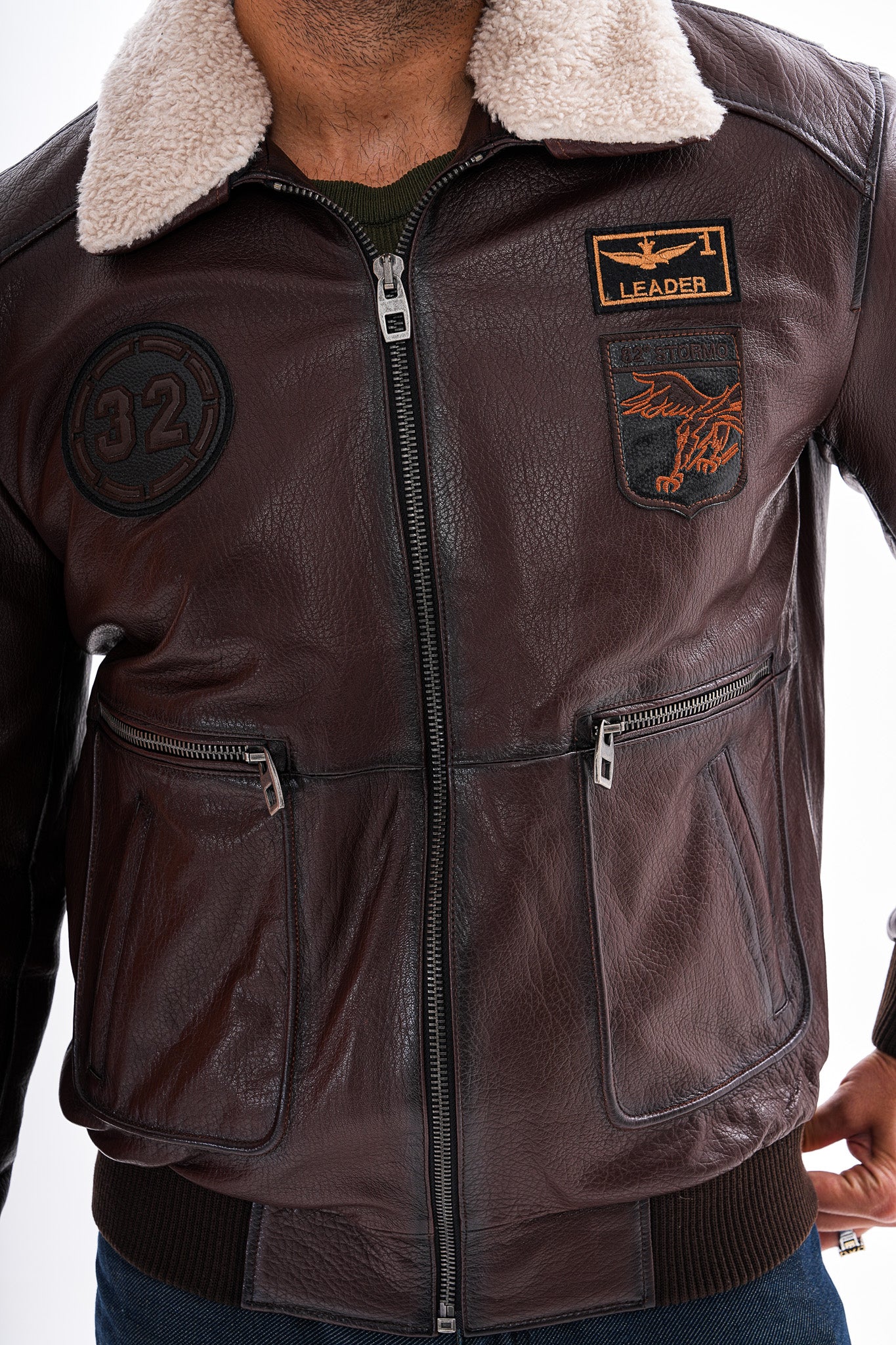 The Northway Brown Lambskin Men Leather Jacket - Image 2
