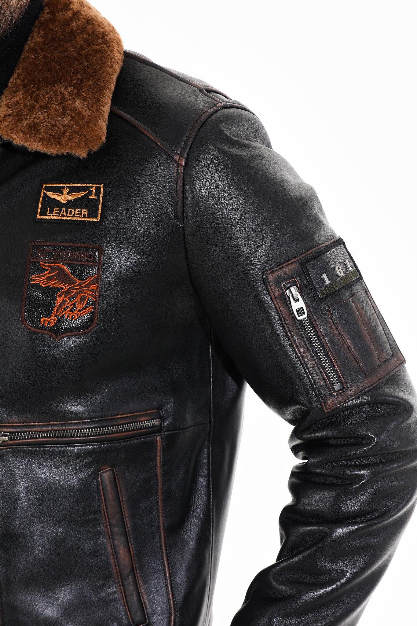 The Northway Vintage Black Lambskin Men Leather Jacket - Image 3