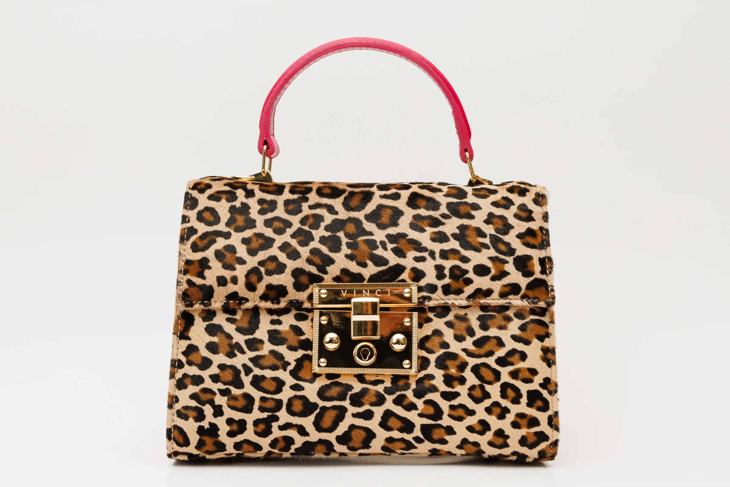 The Olbia Leopard Leather Handbag - Image 2