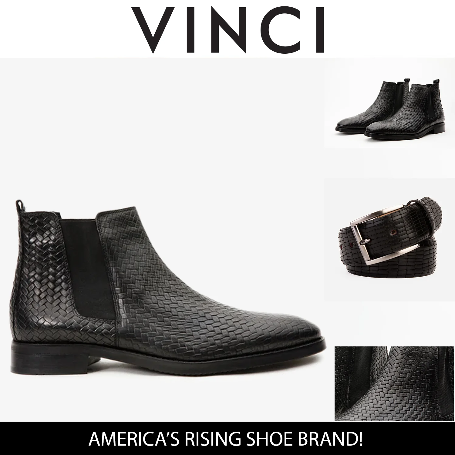 The Oslo Black Leather Chelsea Men Boot - Image 3