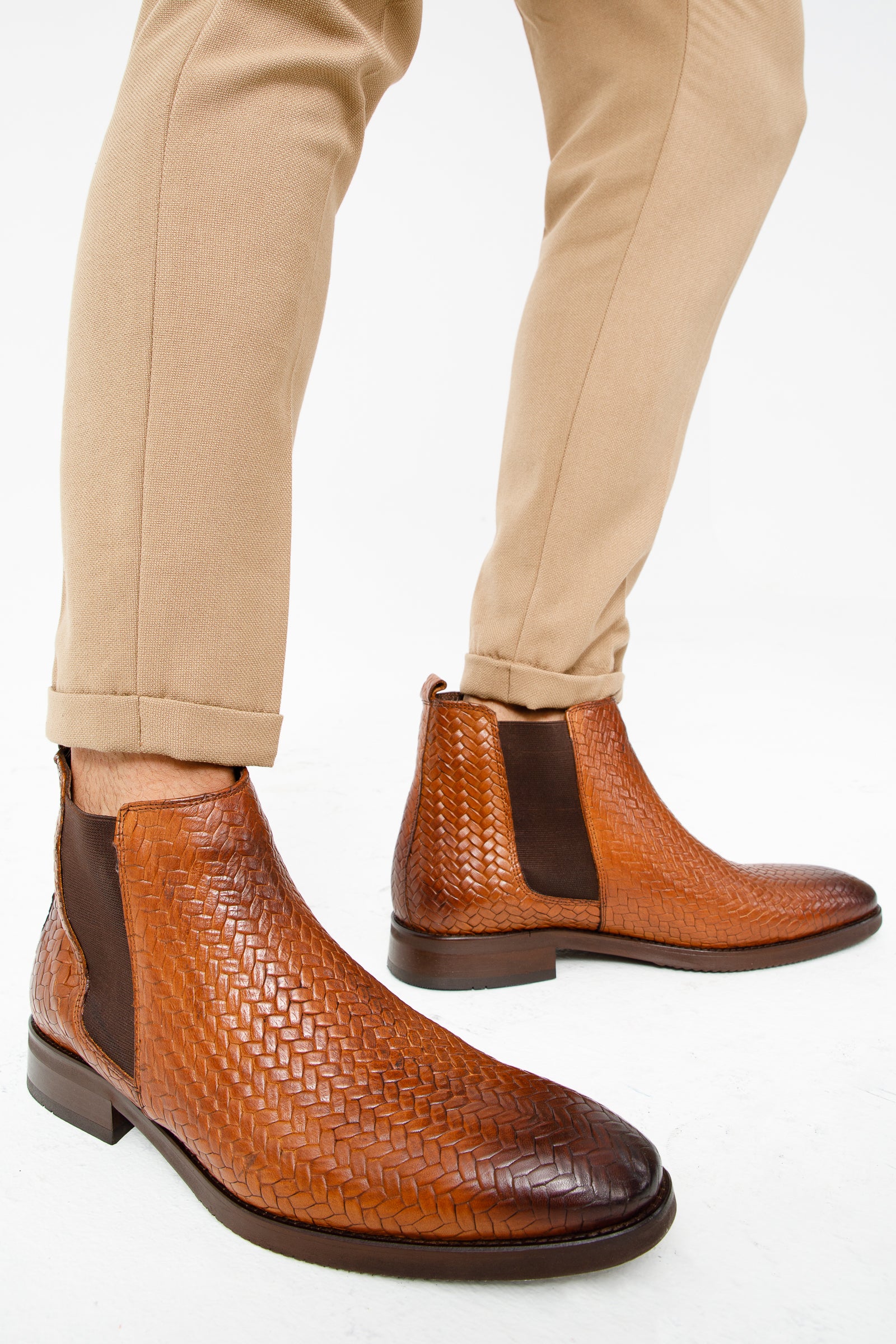 The Oslo Tan Leather Chelsea Men Boot - Image 10