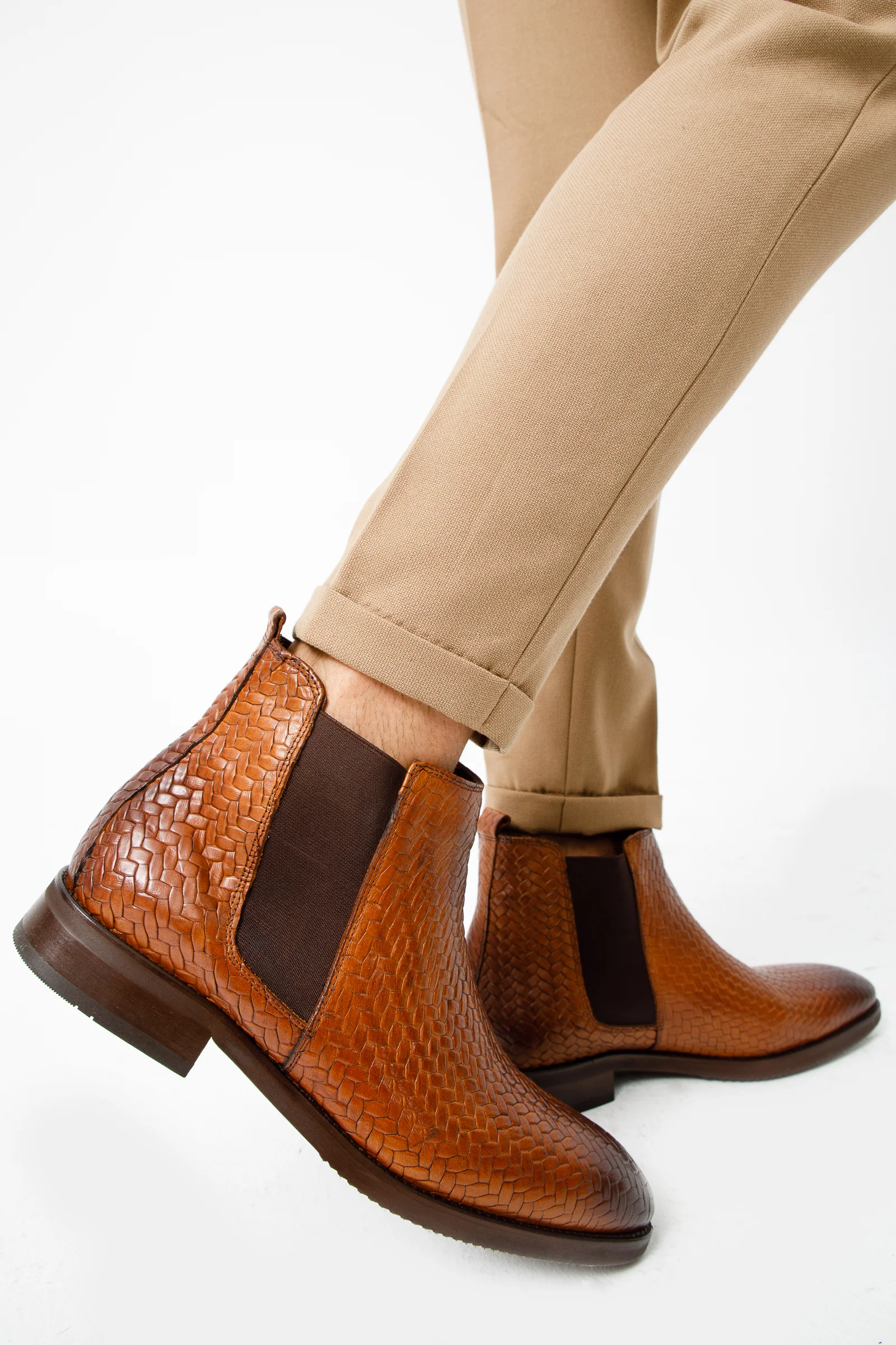 The Oslo Tan Leather Chelsea Men Boot - Image 7