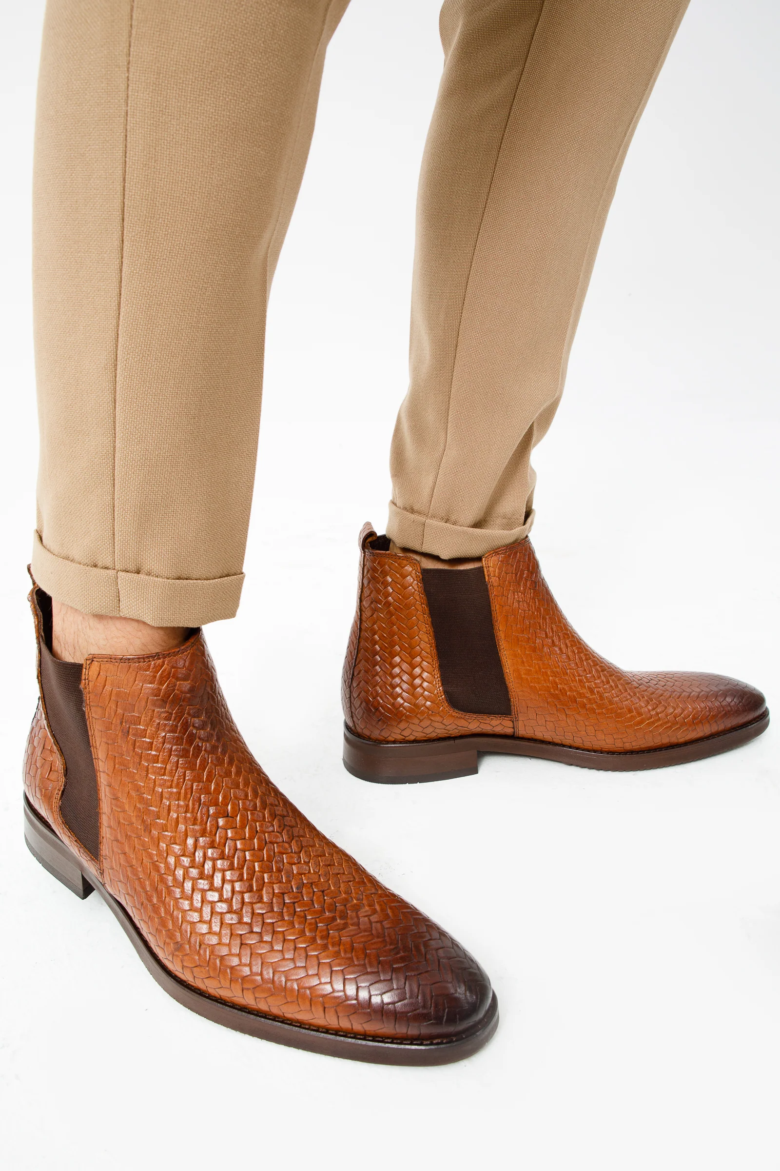 The Oslo Tan Leather Chelsea Men Boot - Image 9