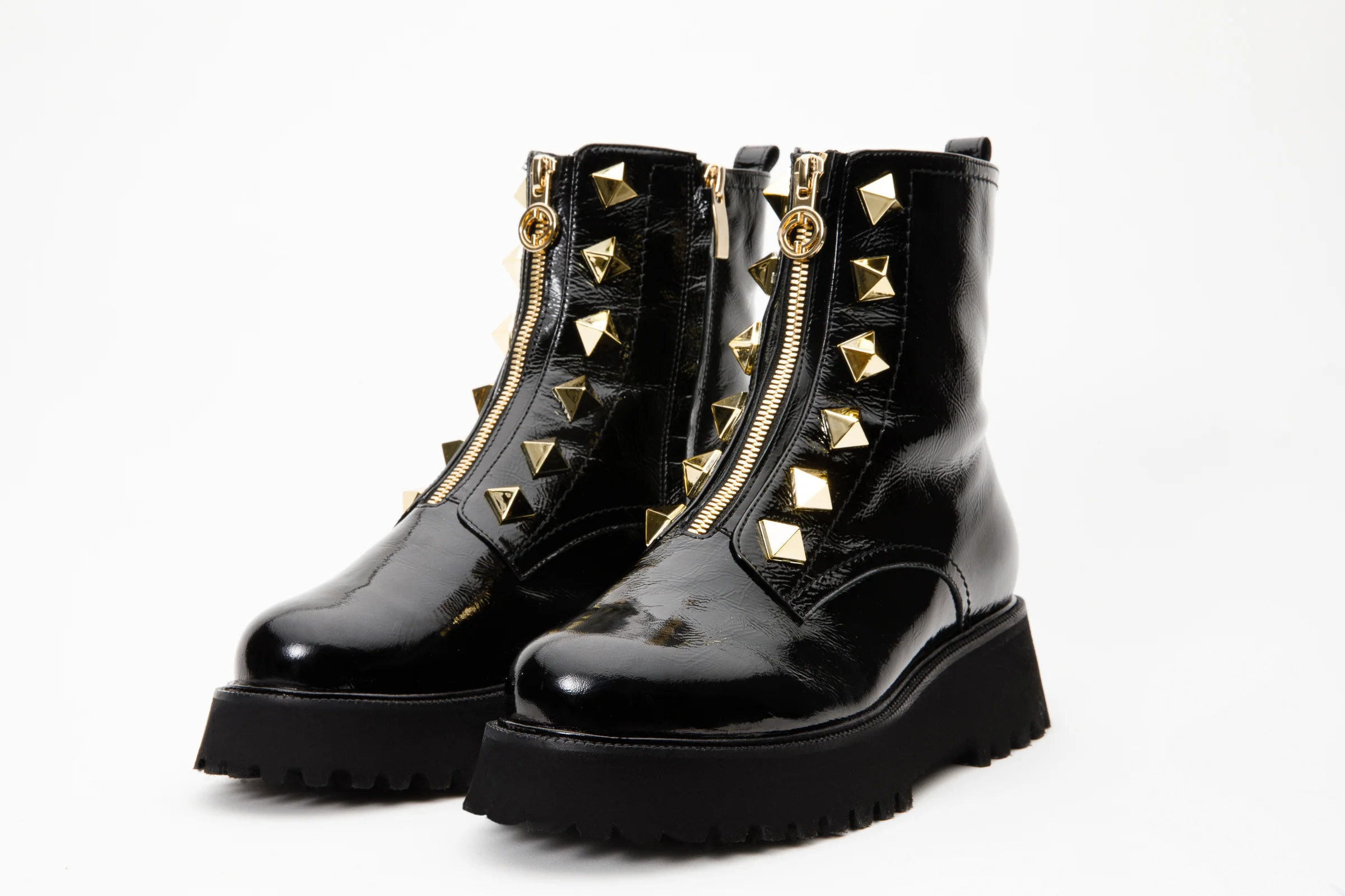 The Ottawa Black Patent Leather Ankle Women Boot - Image 4