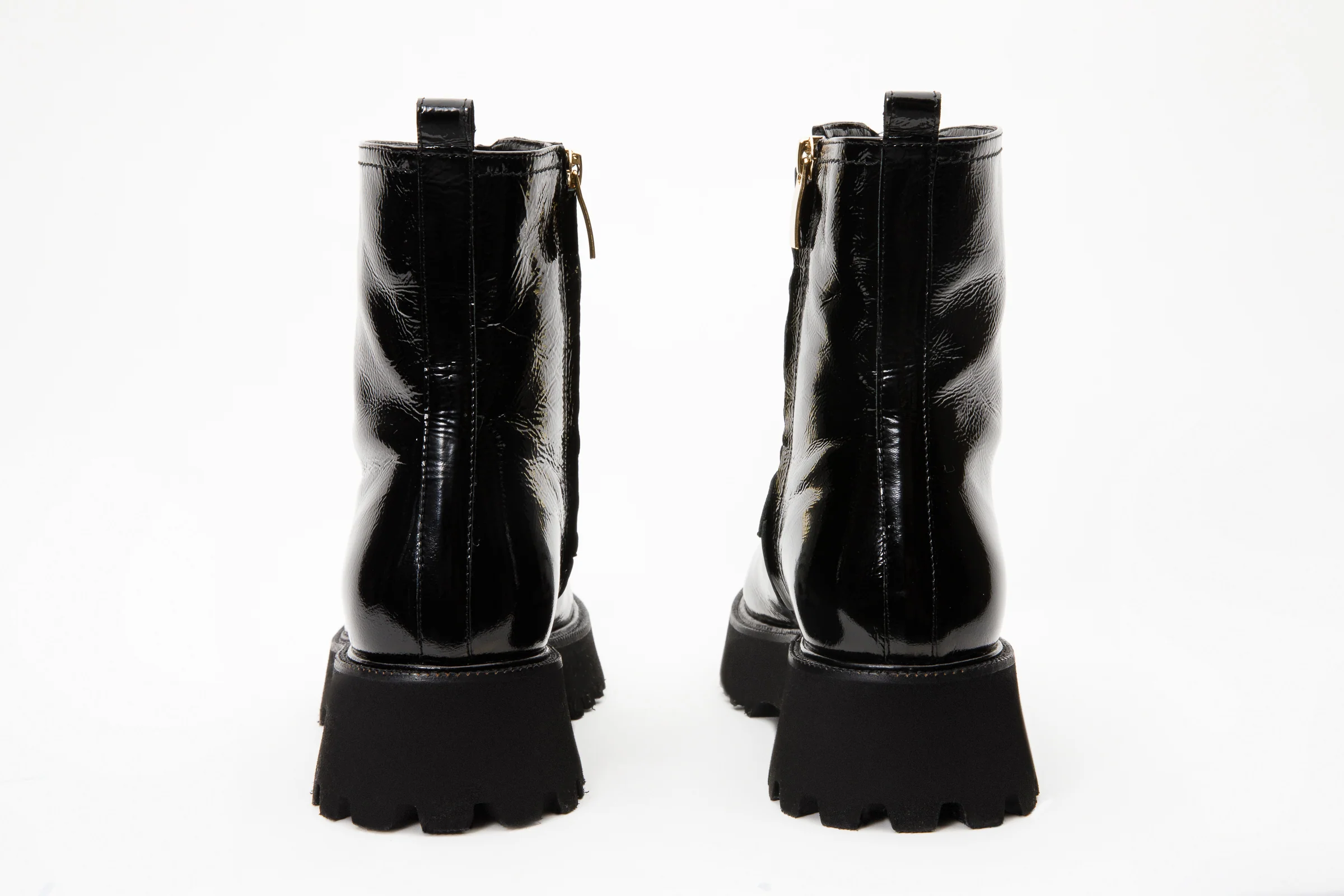 The Ottawa Black Patent Leather Ankle Women Boot - Image 6