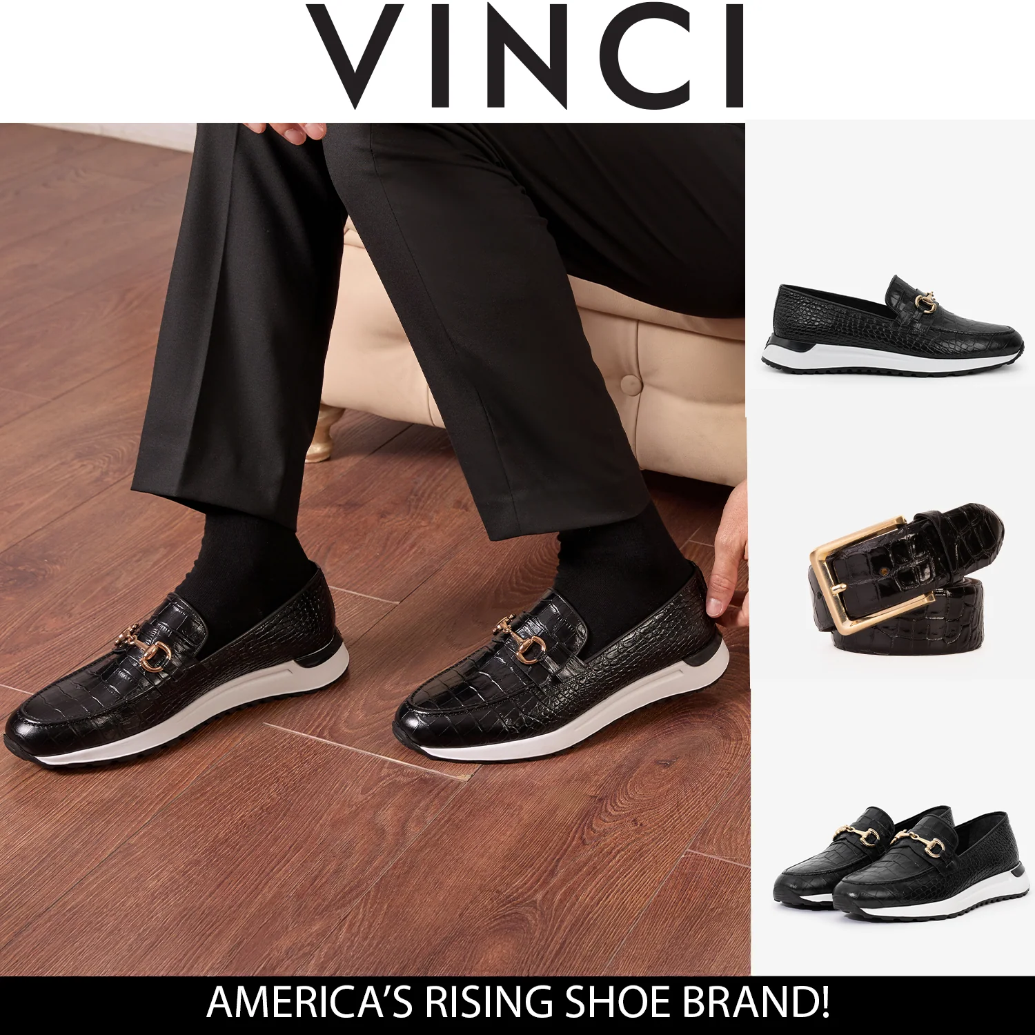 The Padova Black Leather Men Sneaker - Image 5