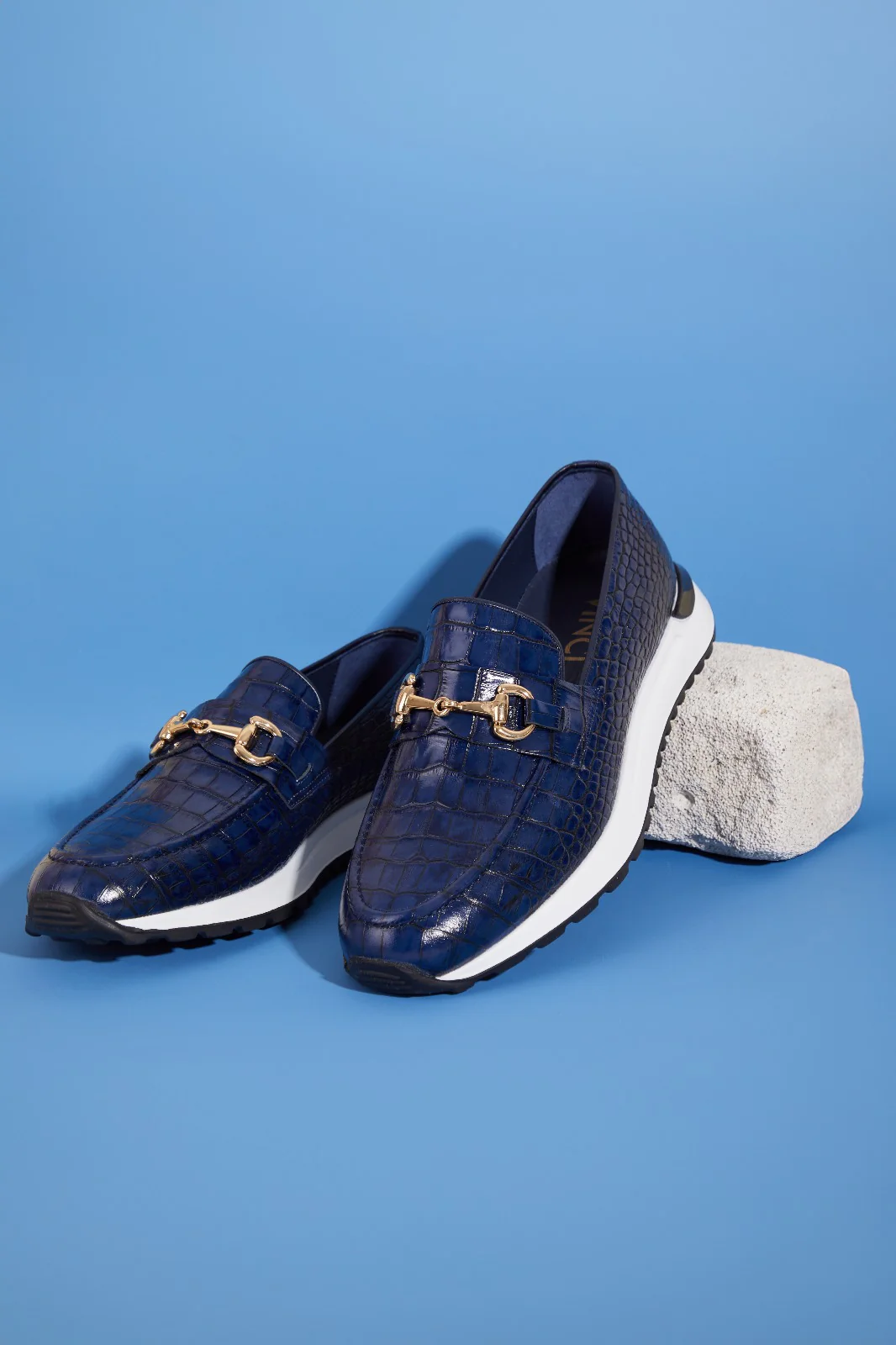 The Padova Navy Blue Leather Men Sneaker - Image 21