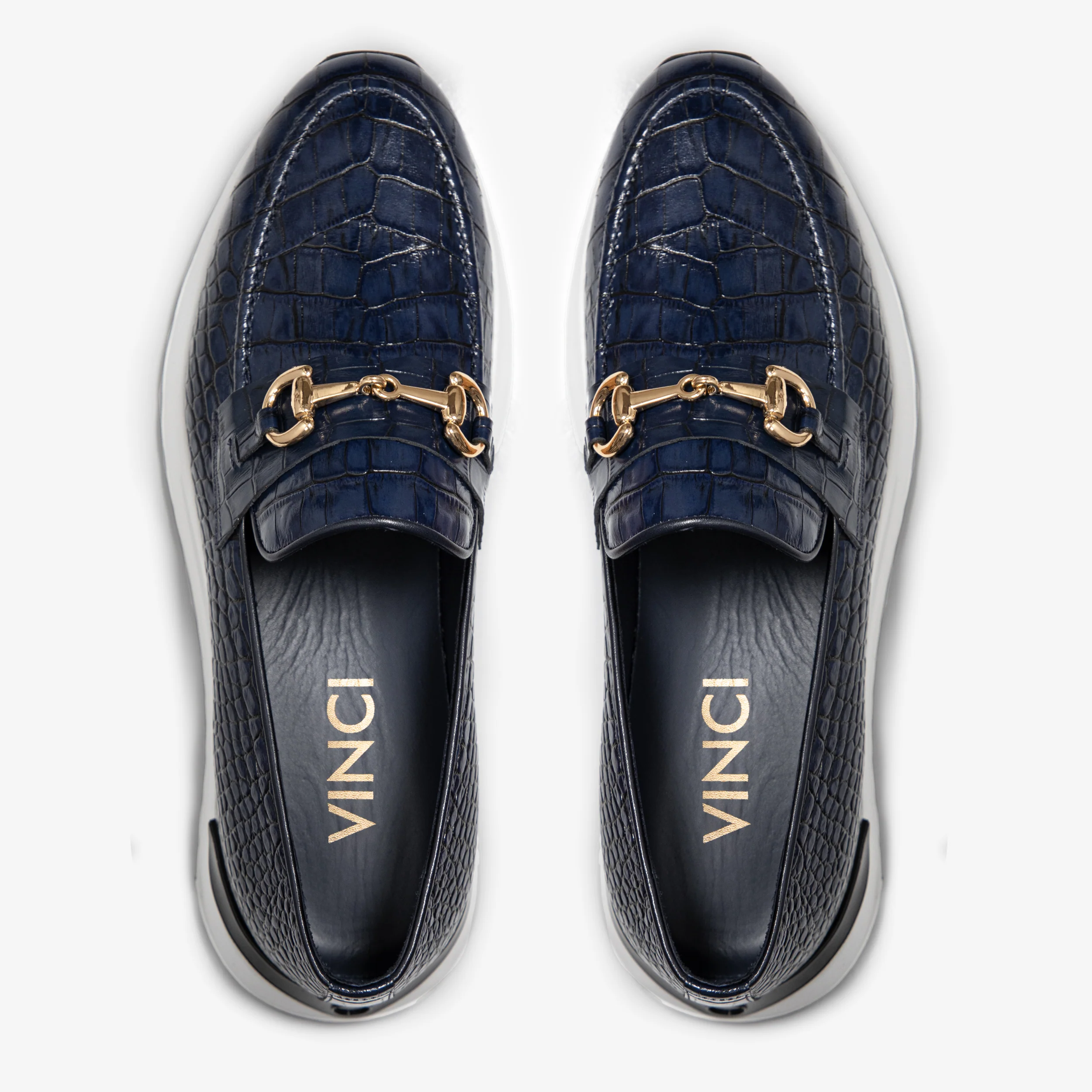 The Padova Navy Blue Leather Men Sneaker - Image 5
