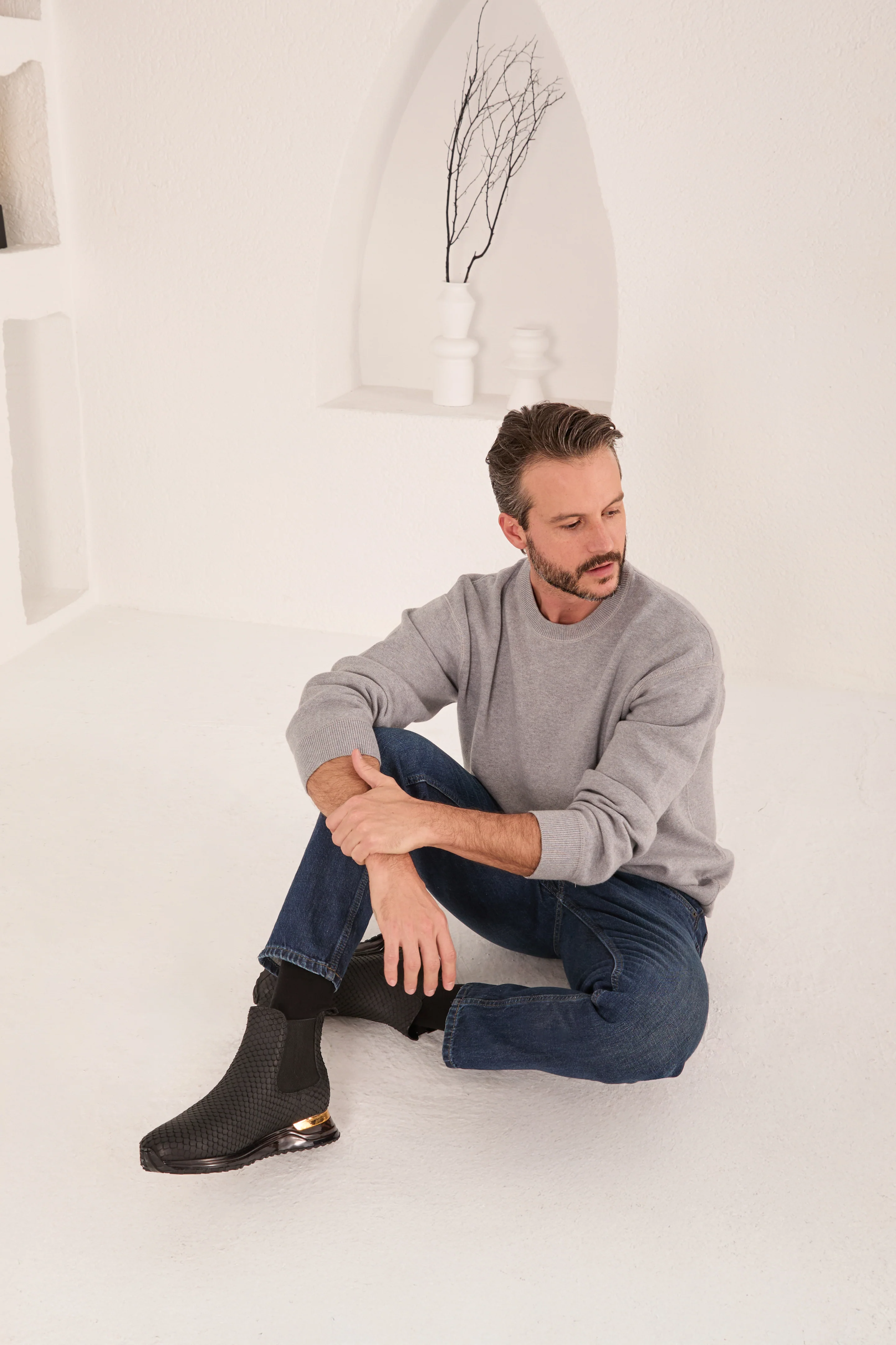 The Panther Black Leather Men Chelsea Boot - Image 13