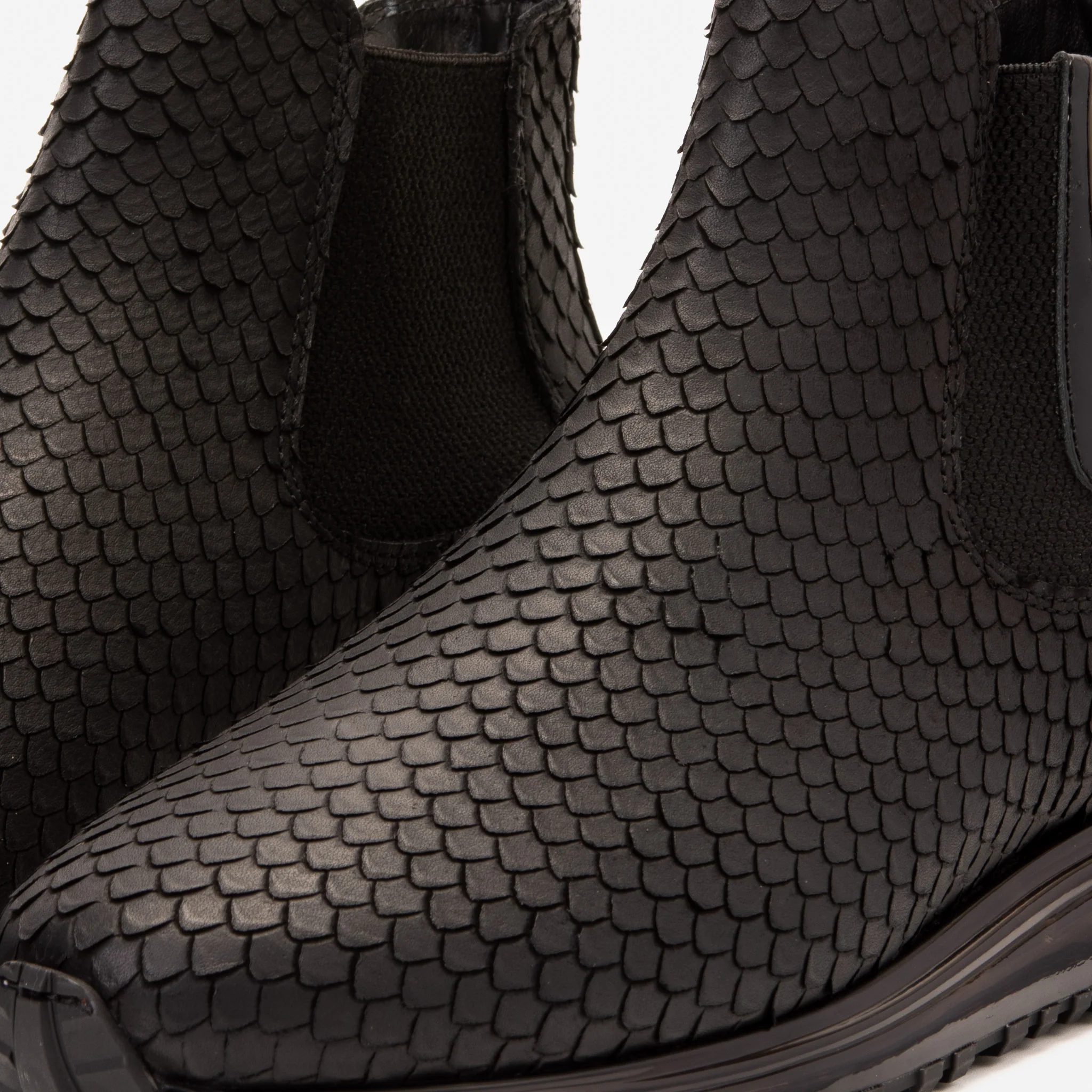 The Panther Black Leather Men Chelsea Boot - Image 4