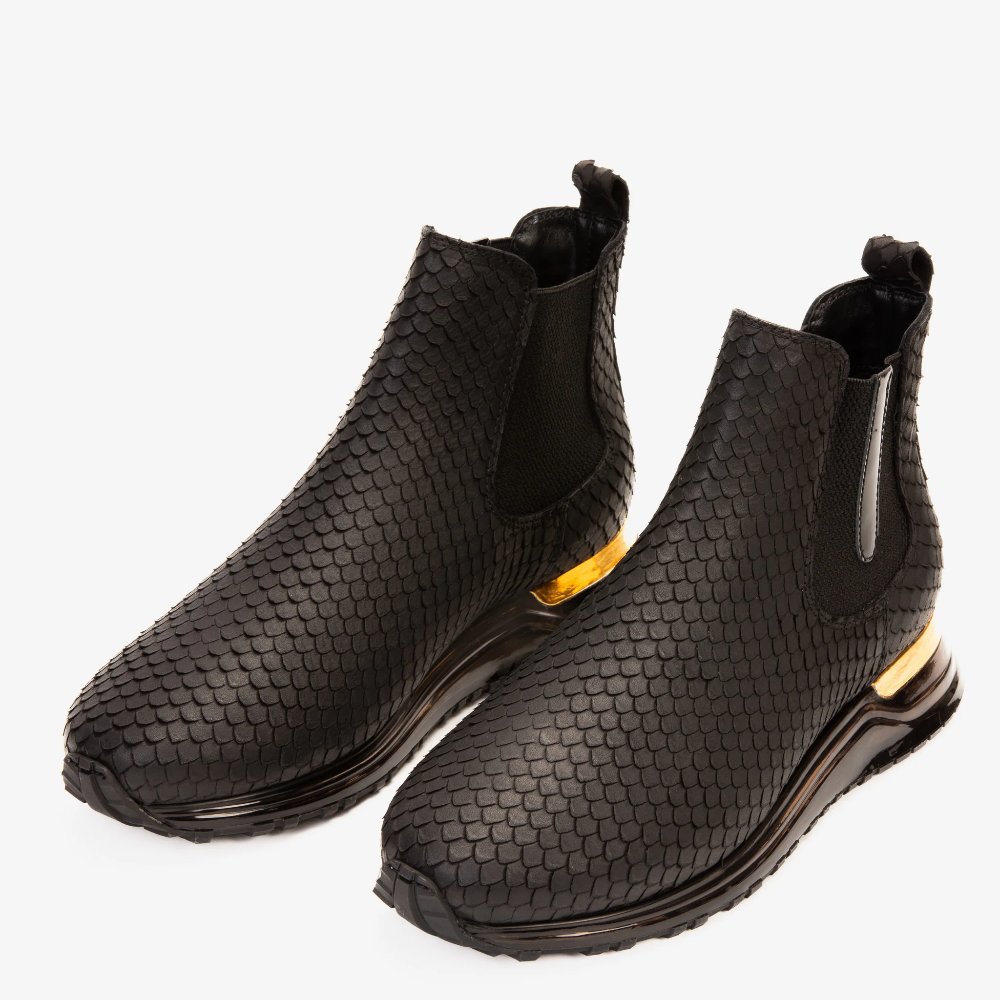 The Panther Black Leather Men Chelsea Boot - Image 5