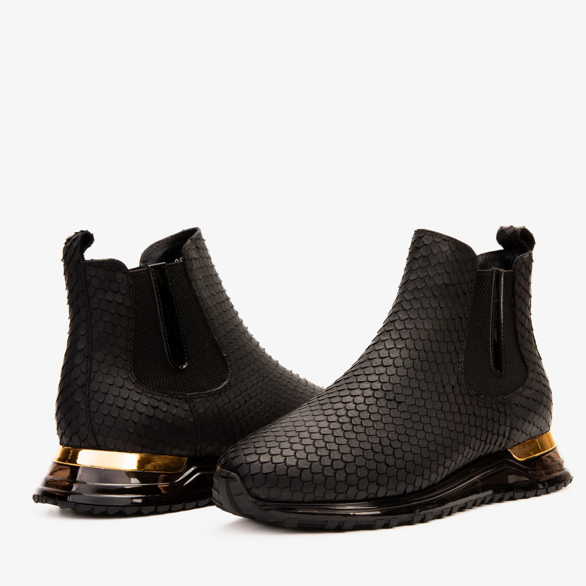 The Panther Black Leather Men Chelsea Boot - Image 6