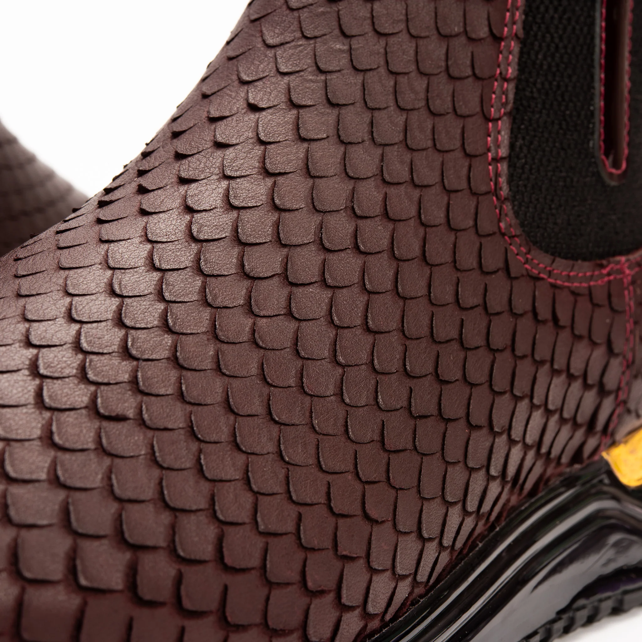 The Panther Burgundy Leather Men Chelsea Boot - Image 5