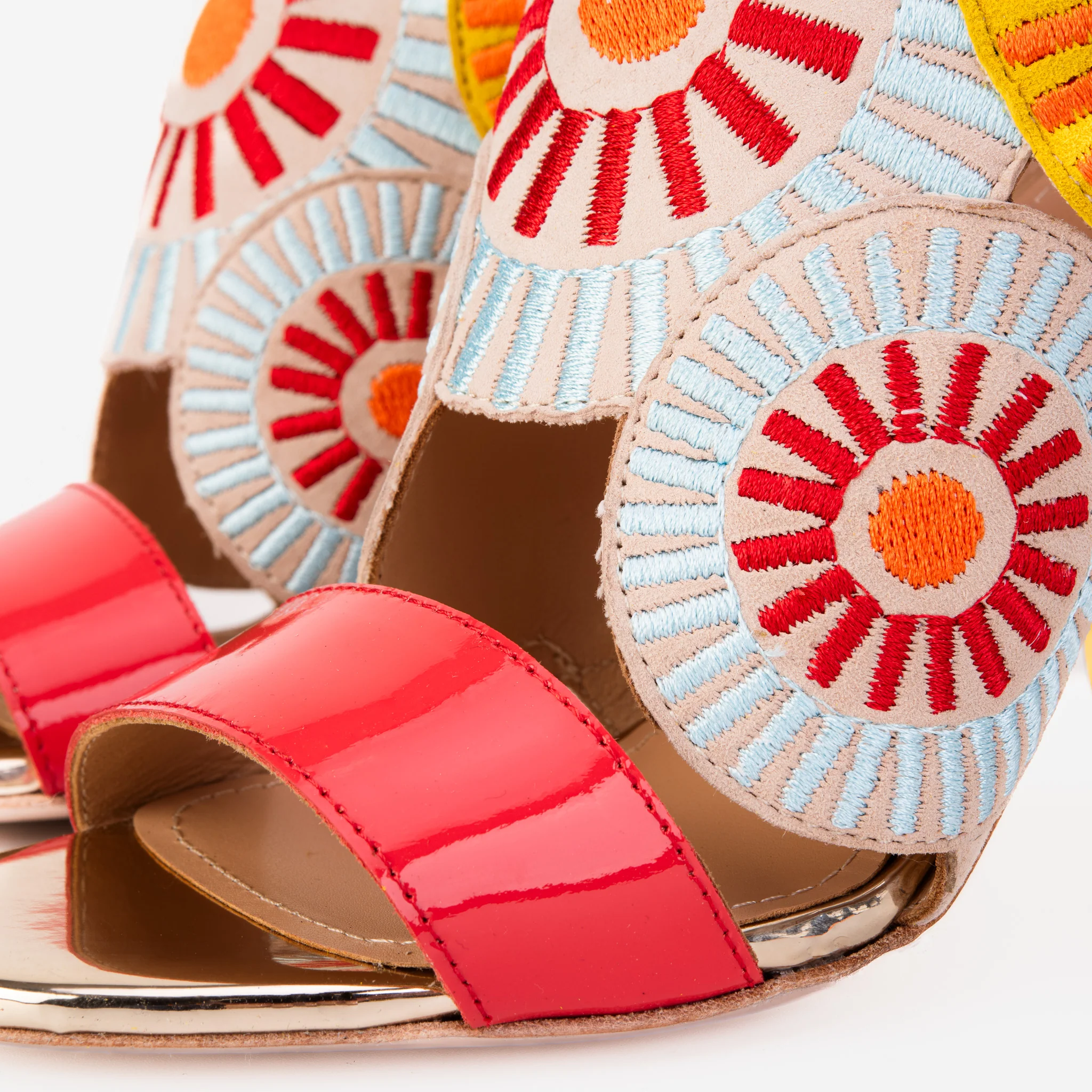 The Parama Yellow Leather Ankle Strap Women Sandal - Image 5