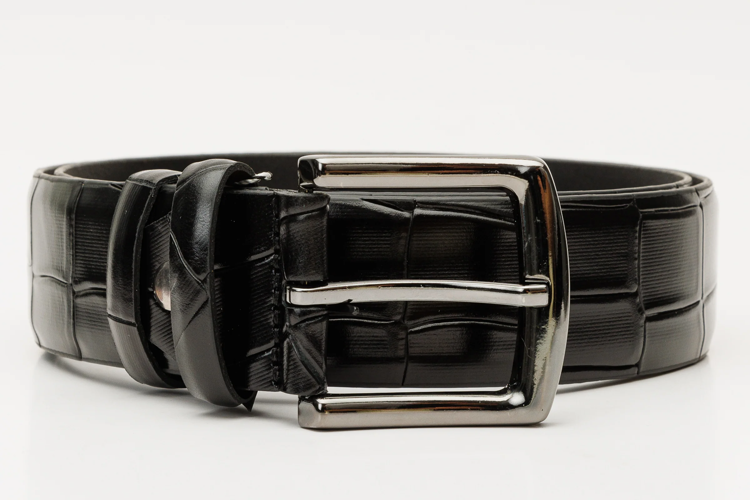The Patton Black Calfskin Belt - Image 2