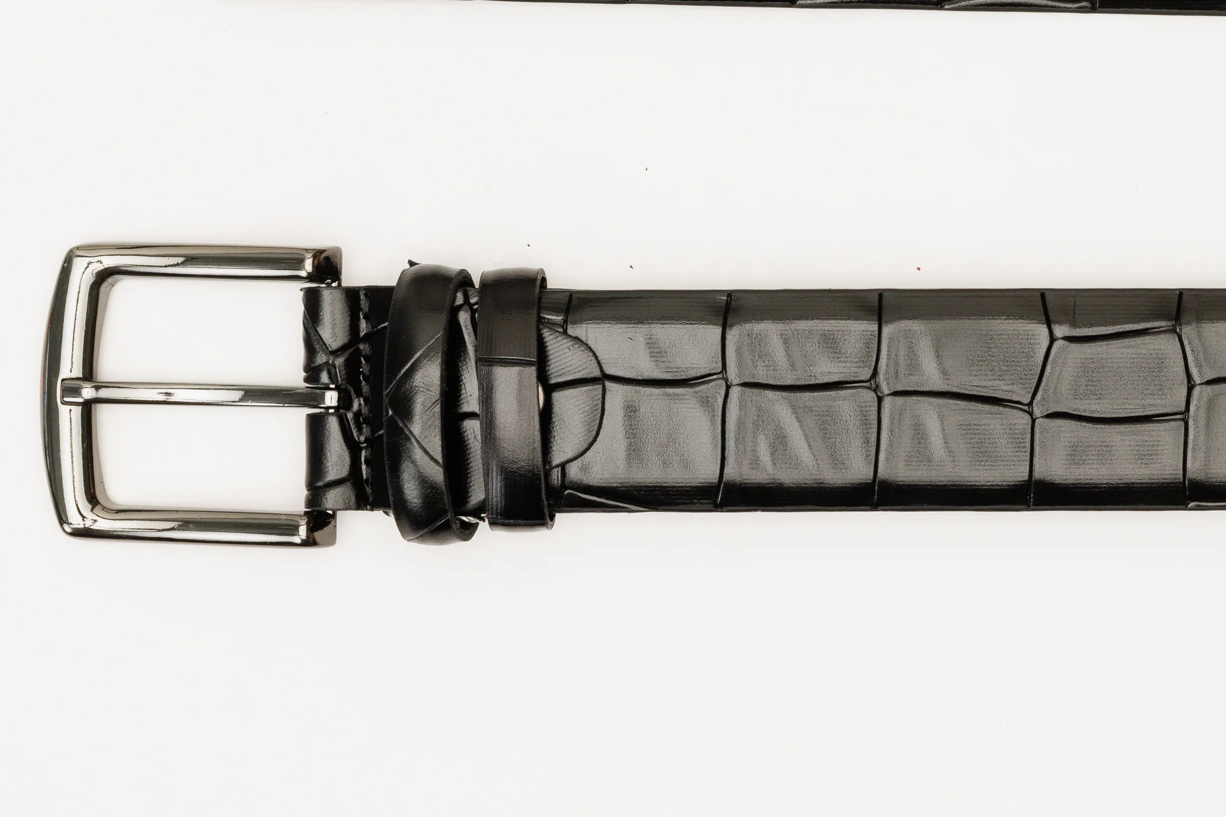 The Patton Black Calfskin Belt - Image 4