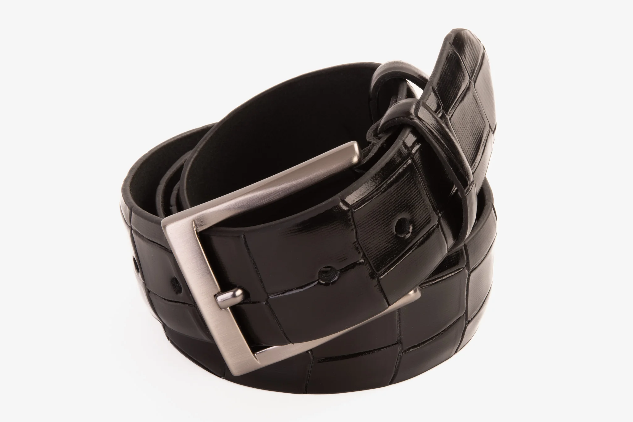 The Patton Black Calfskin Belt - Image 5