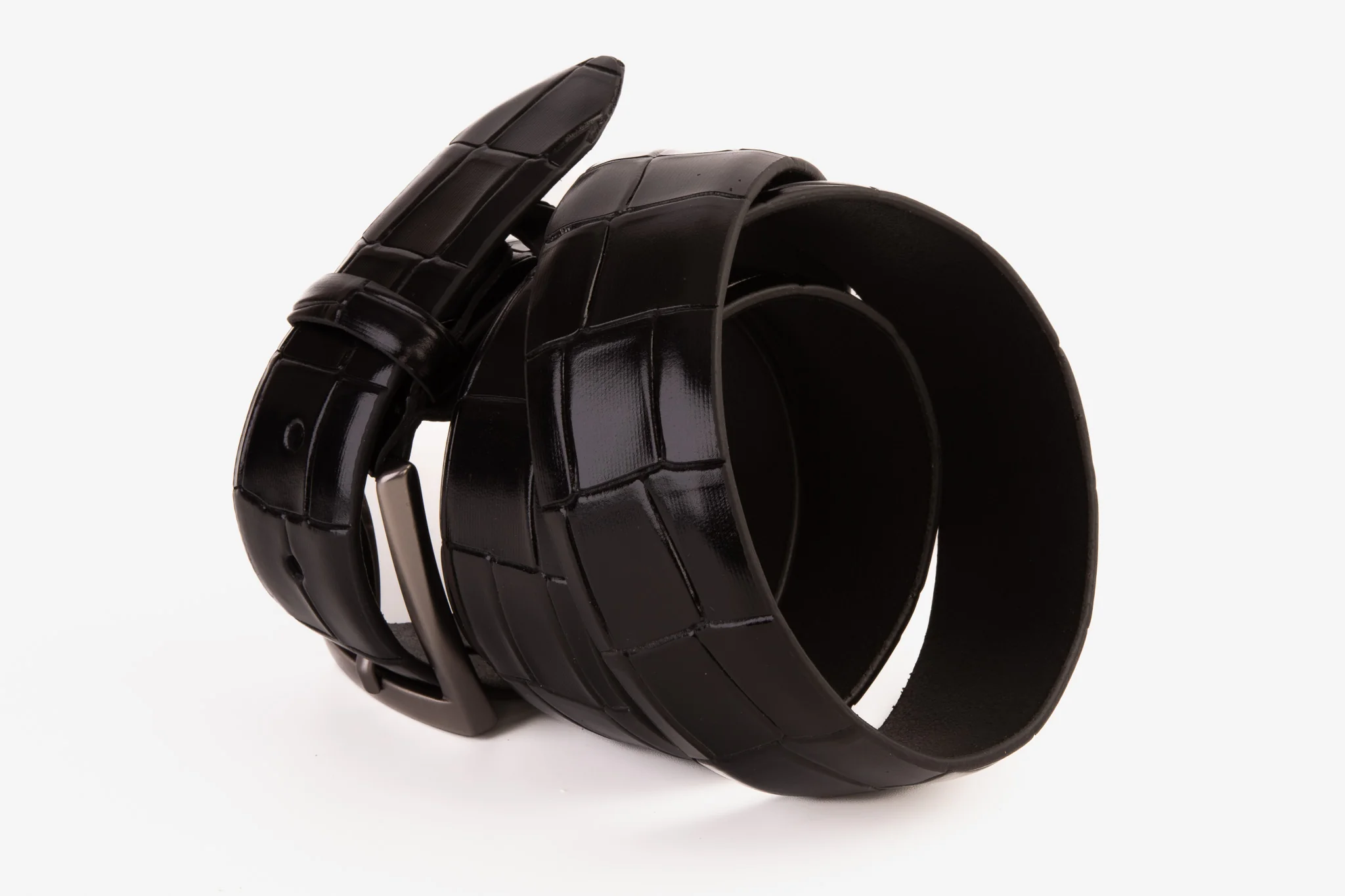 The Patton Black Calfskin Belt - Image 6