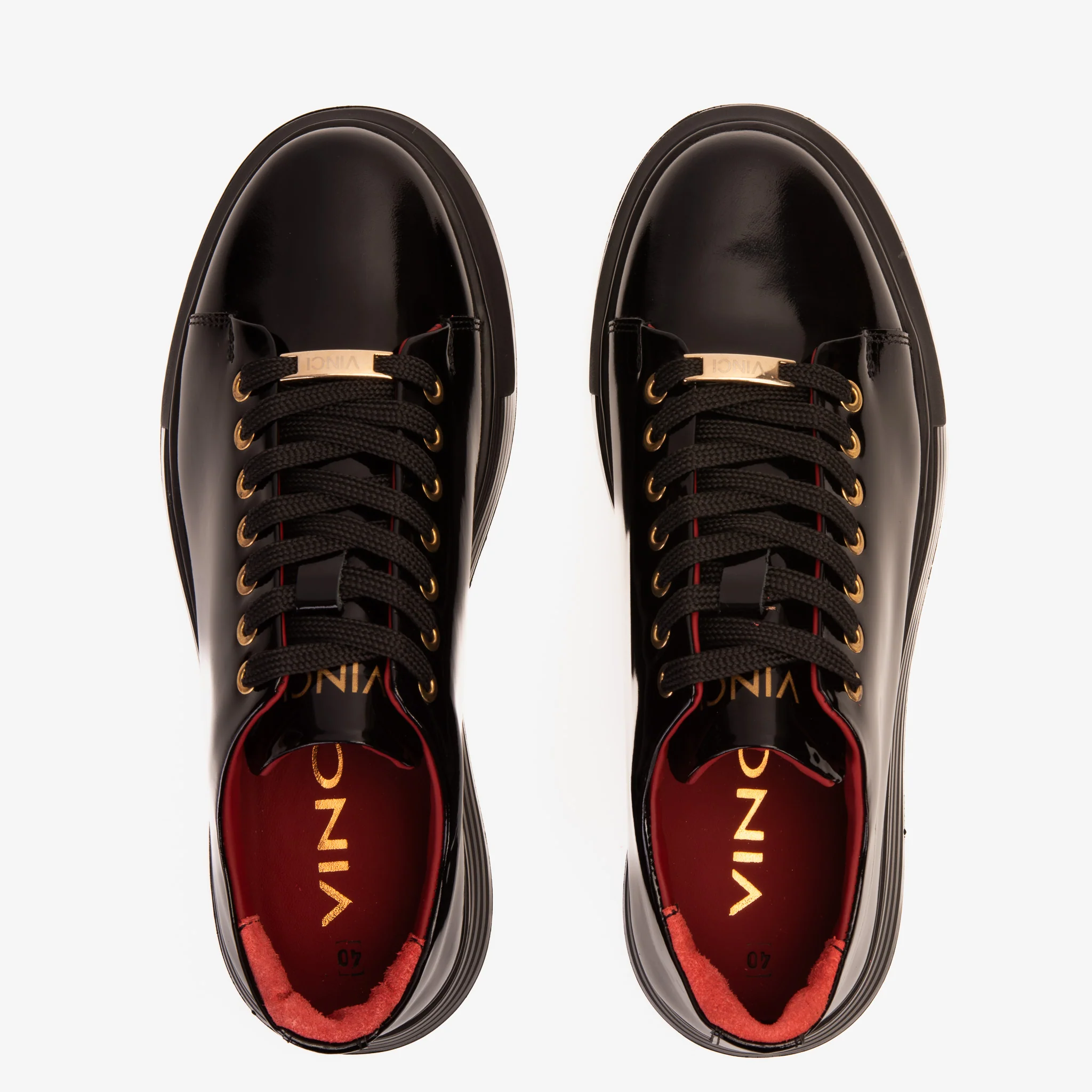 The Peklin Patent Black Leather Men Sneaker - Image 8