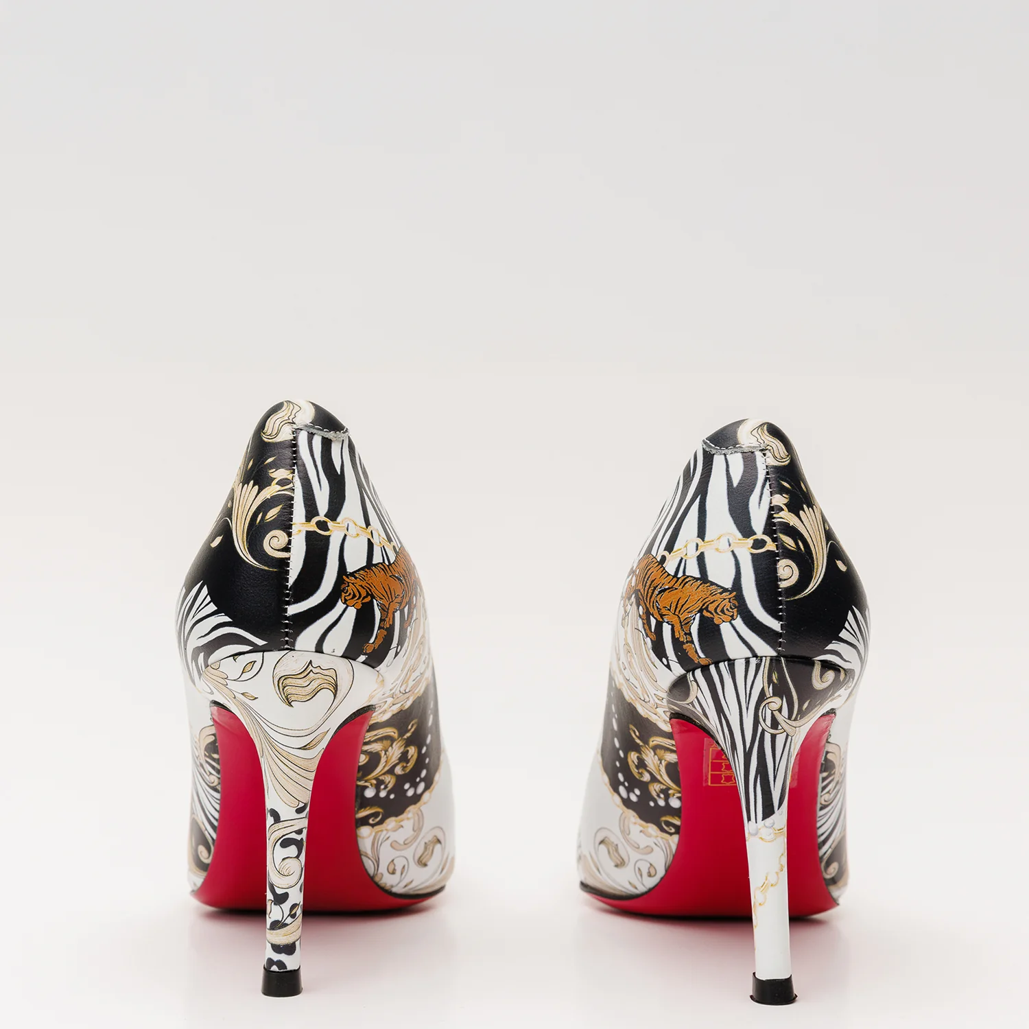 The Perugia White Leather Pump Women Shoe - Image 5