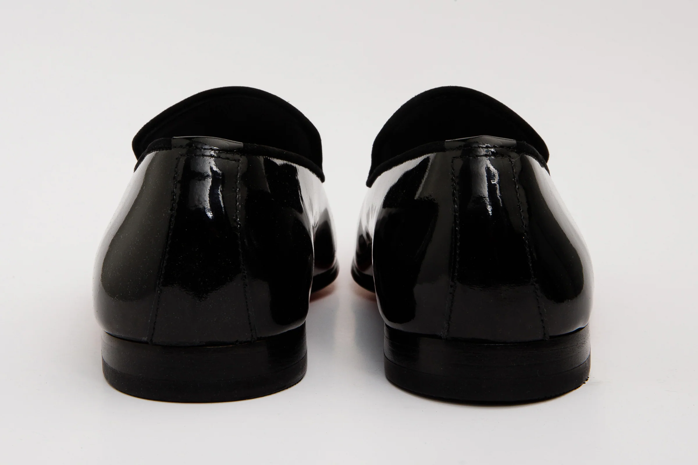 The Pombe Black Patent Leather Dress Slip-on Loafer Men Shoe - Image 4
