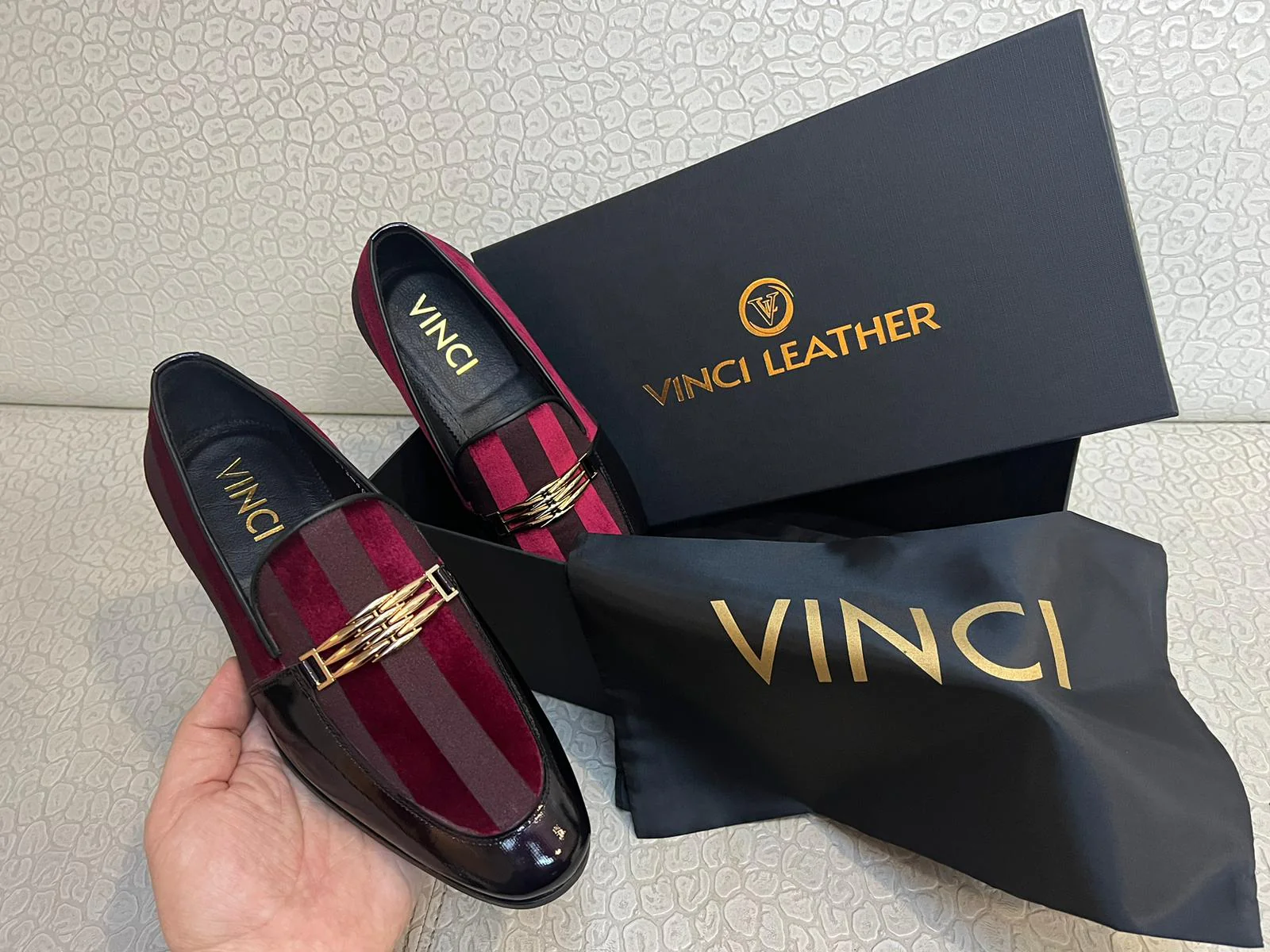 The Pontalto Leather Men Shoe Burgundy Bit Loafer - Image 10