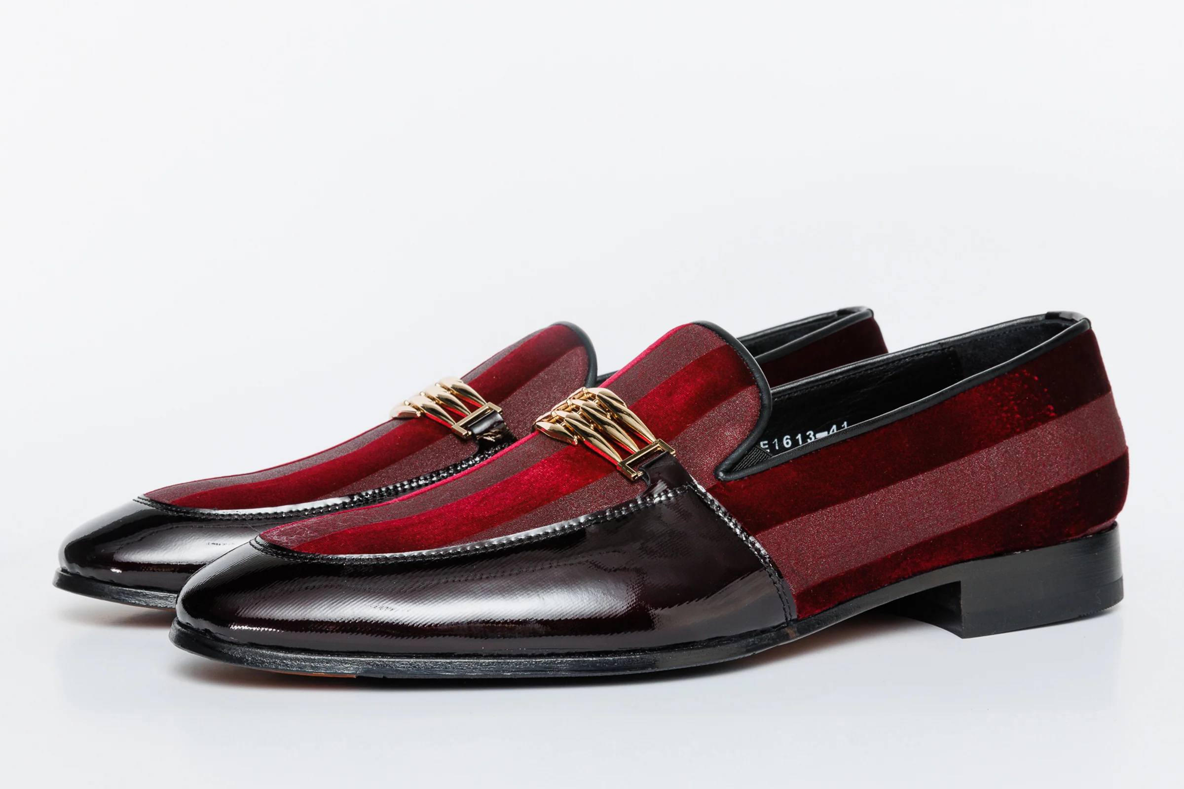 The Pontalto Leather Men Shoe Burgundy Bit Loafer - Image 2