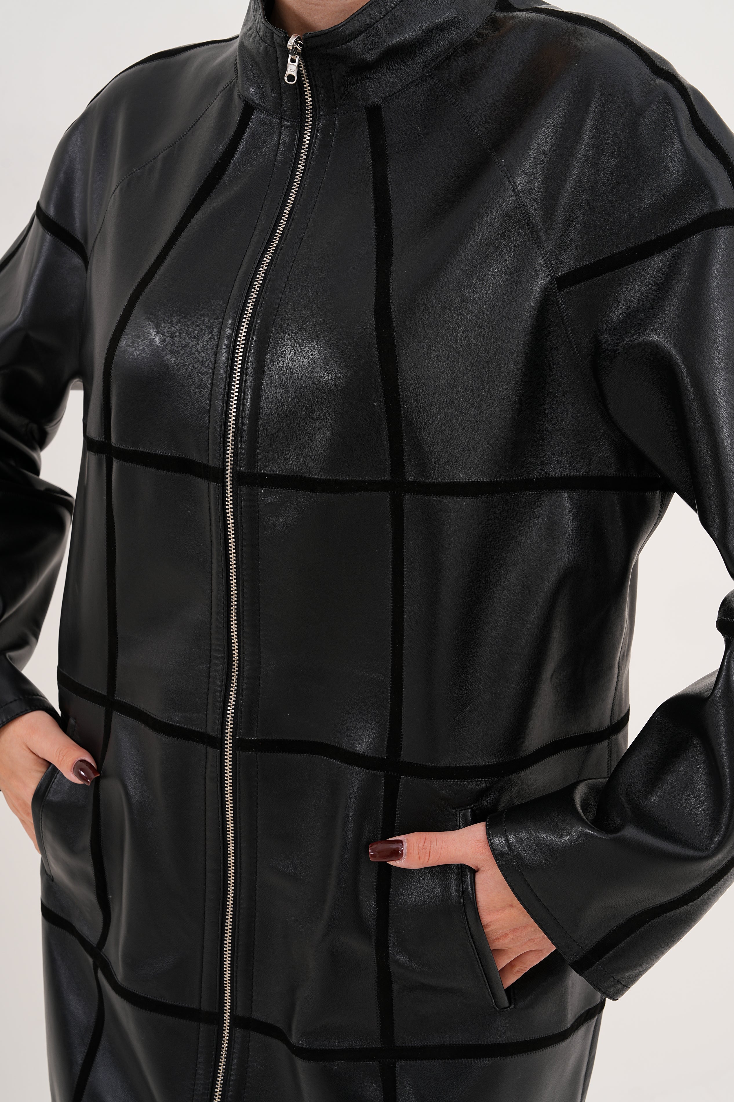 The Prado Reversible Black Leather Women Leather Jacket - Image 2