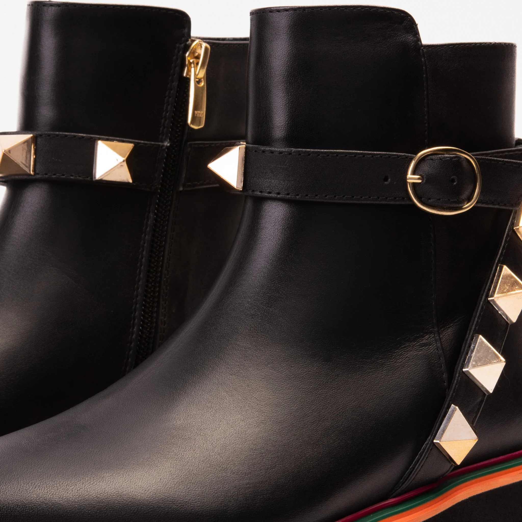 The Prag Black Leather Ankle Women Boot - Image 5