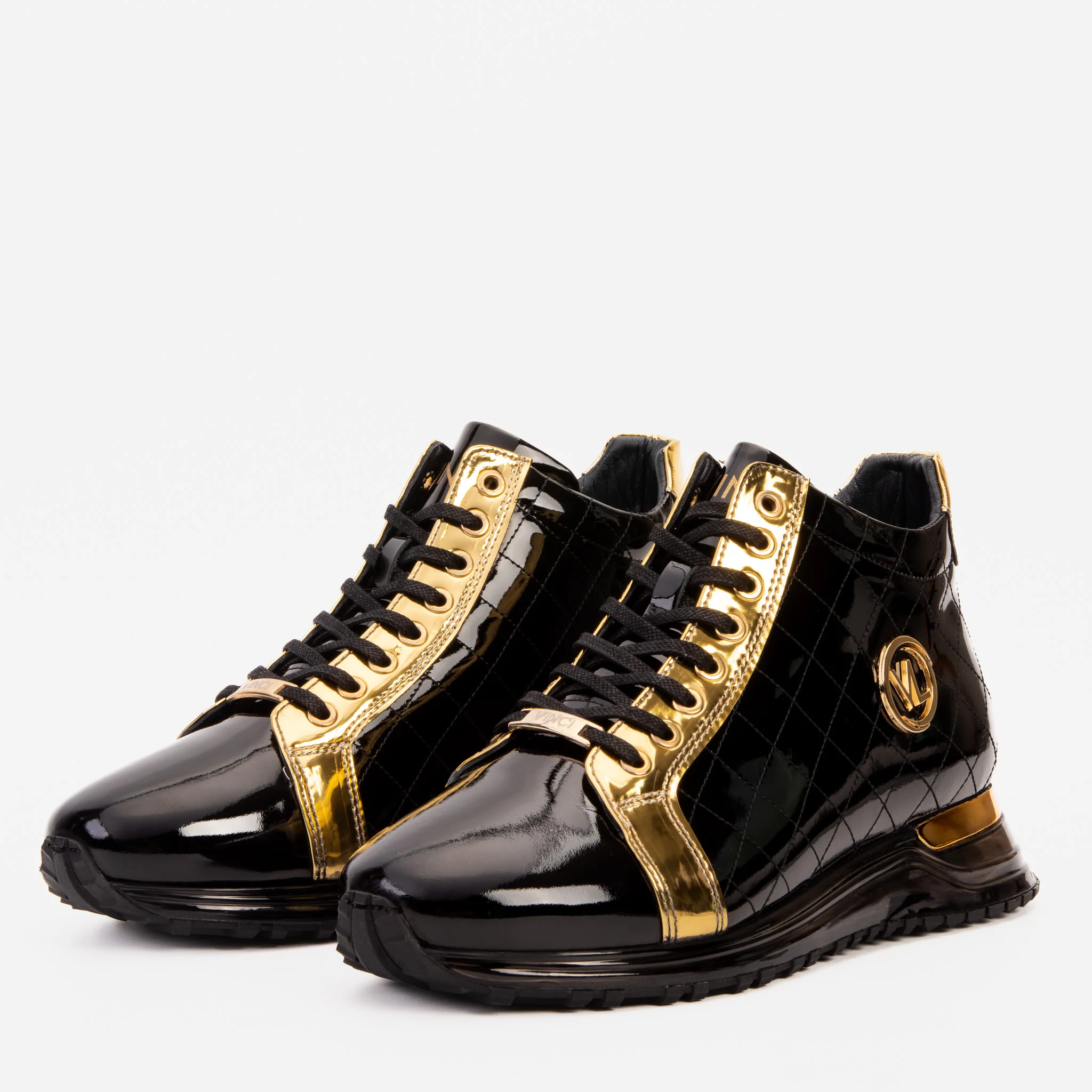 The Prestige Black & Gold Limited Edition High-Top Men Sneaker - Image 2