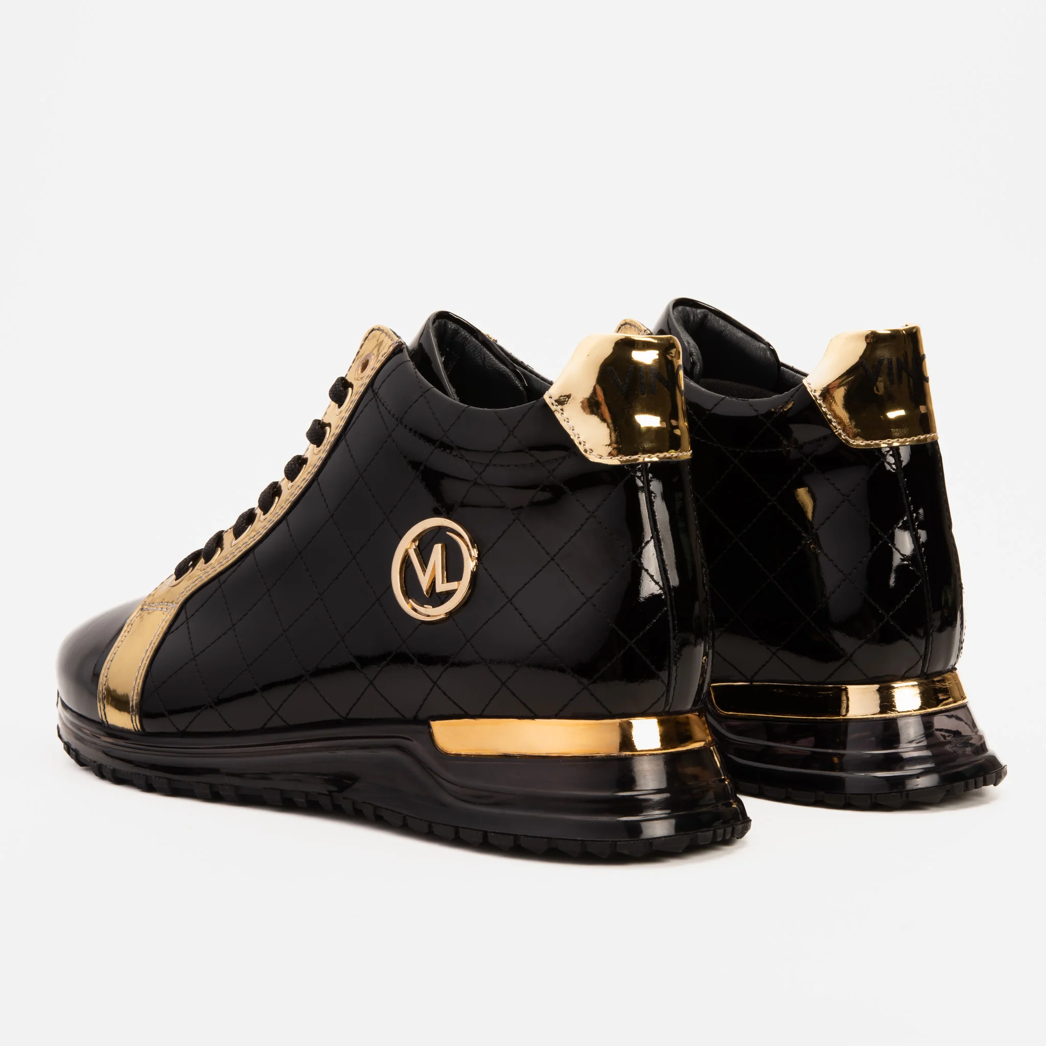 The Prestige Black & Gold Limited Edition High-Top Men Sneaker - Image 6