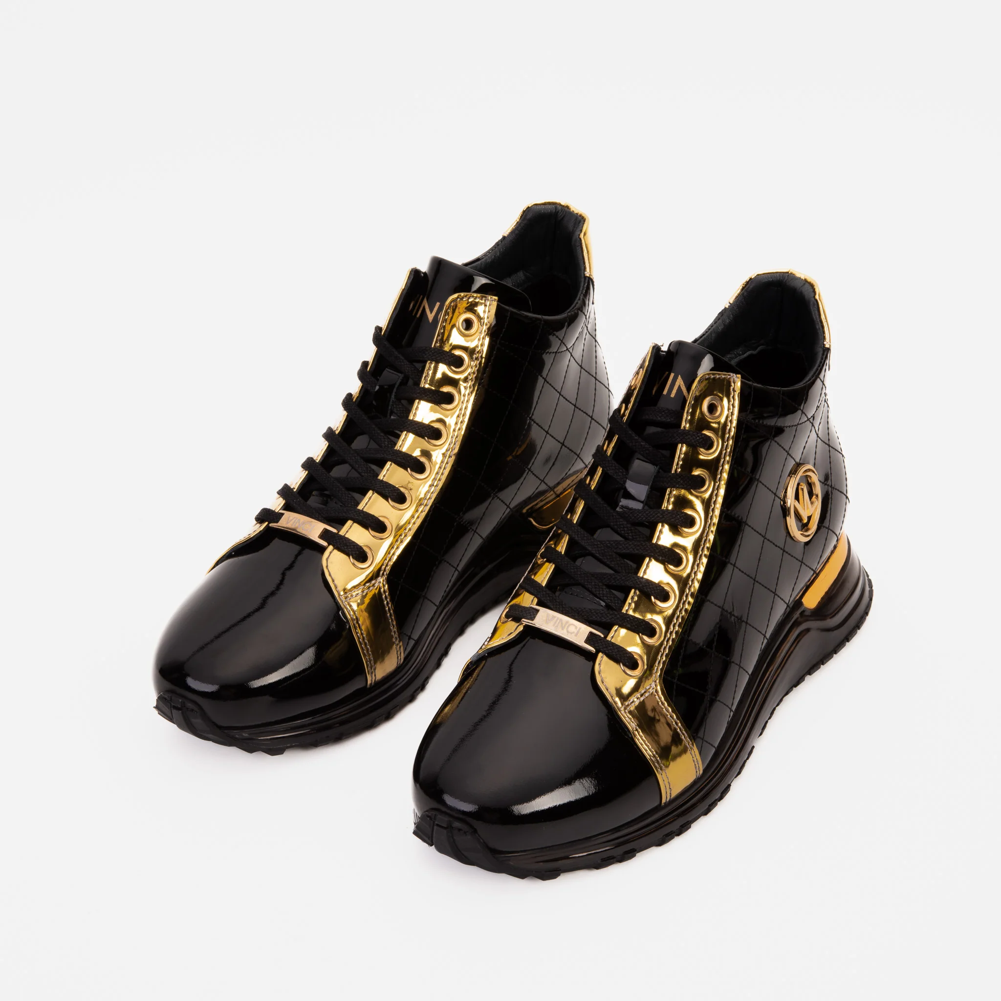 The Prestige Black & Gold Limited Edition High-Top Men Sneaker - Image 7