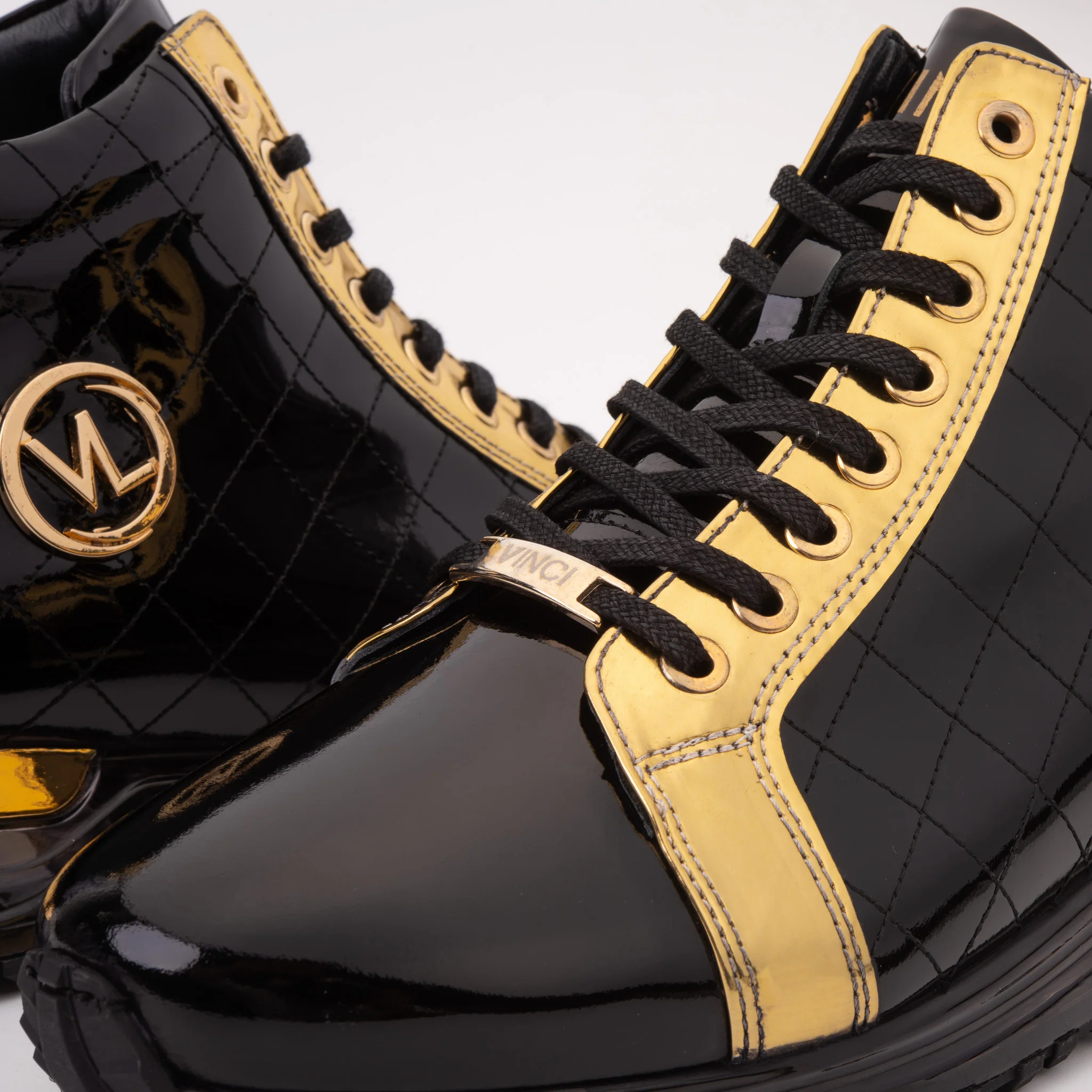 The Prestige Black & Gold Limited Edition High-Top Men Sneaker - Image 8