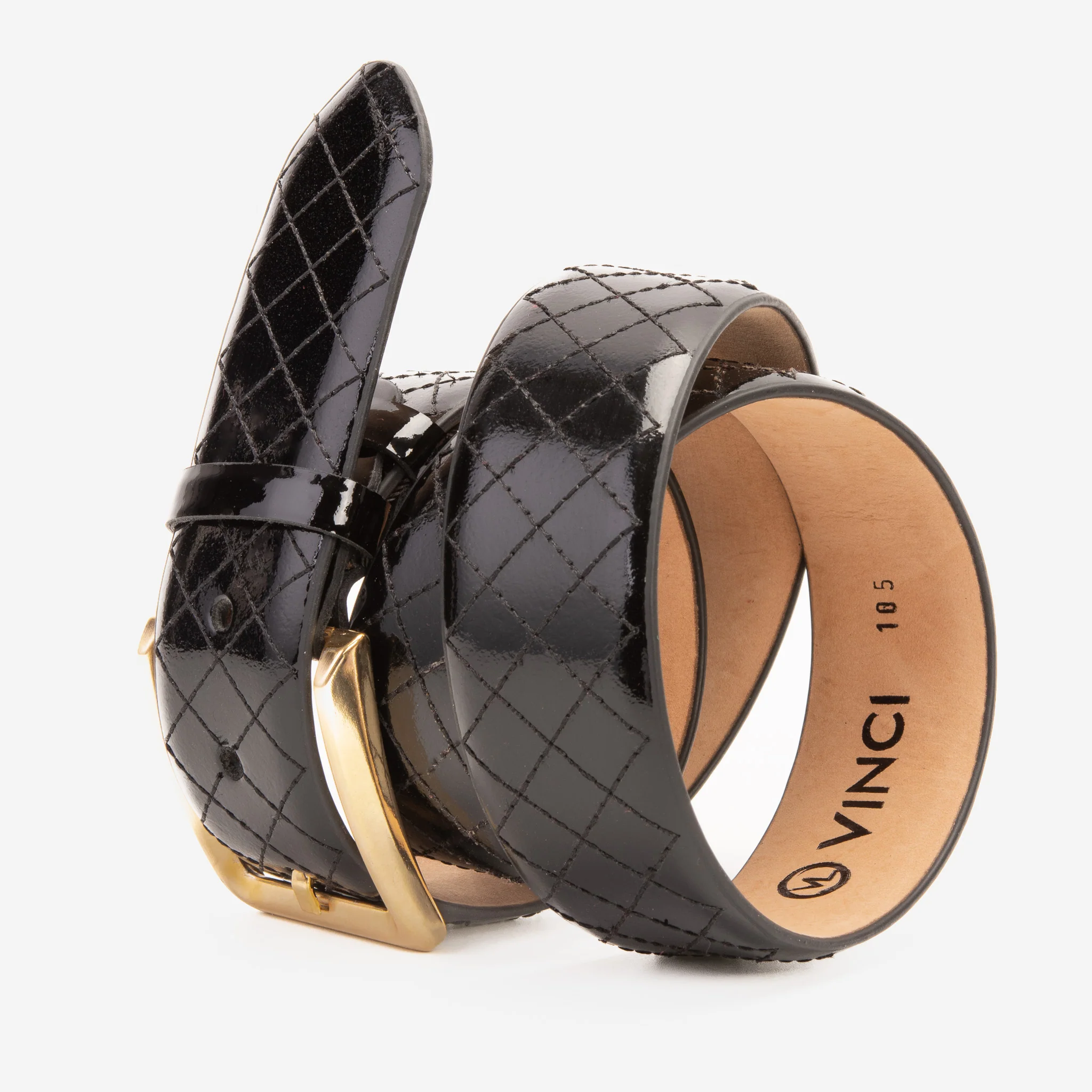 The Prestige Black Leather Belt - Image 6