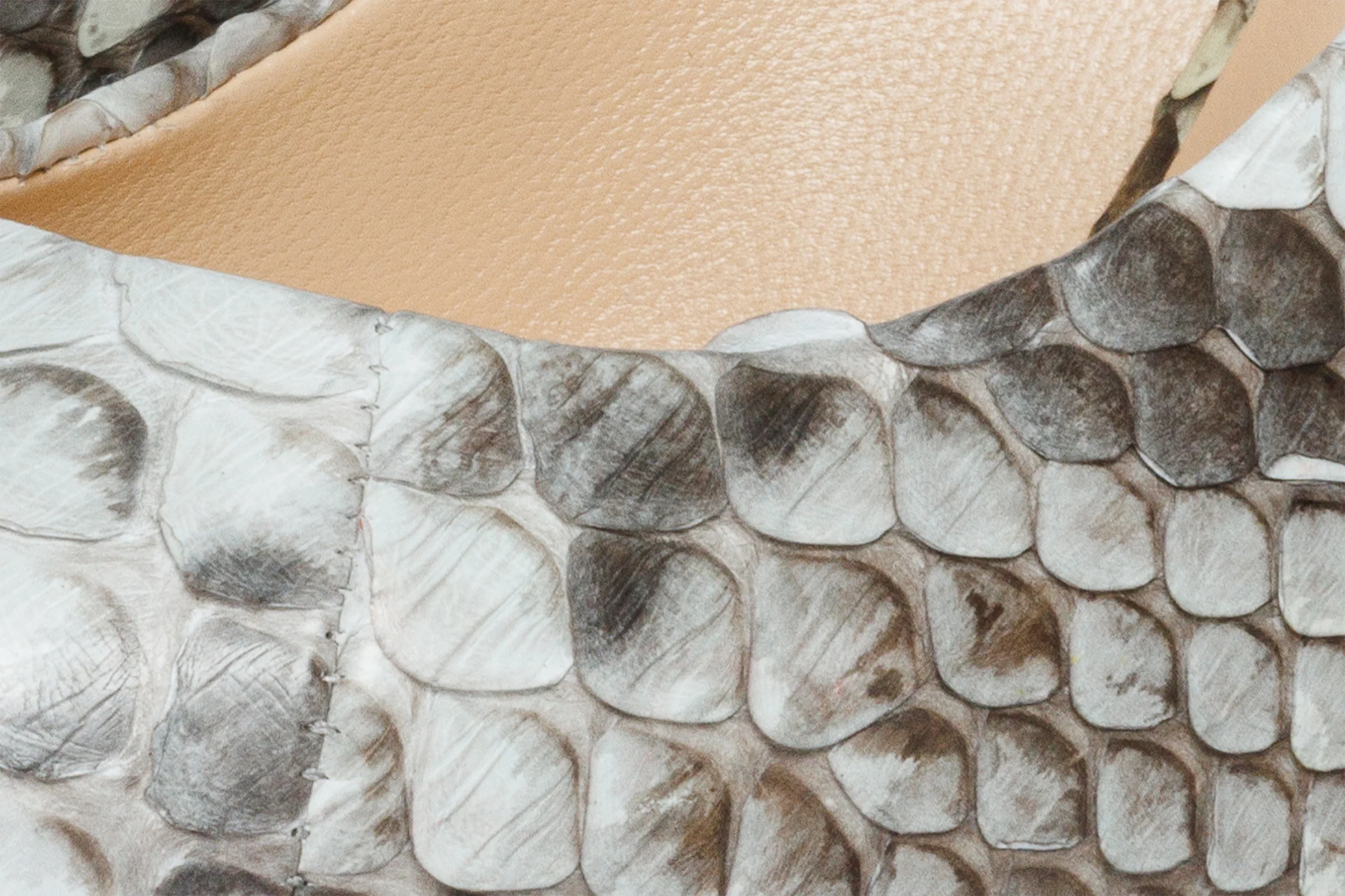 The Queen Natural Pythn Leather Pump Women Shoe - Image 5