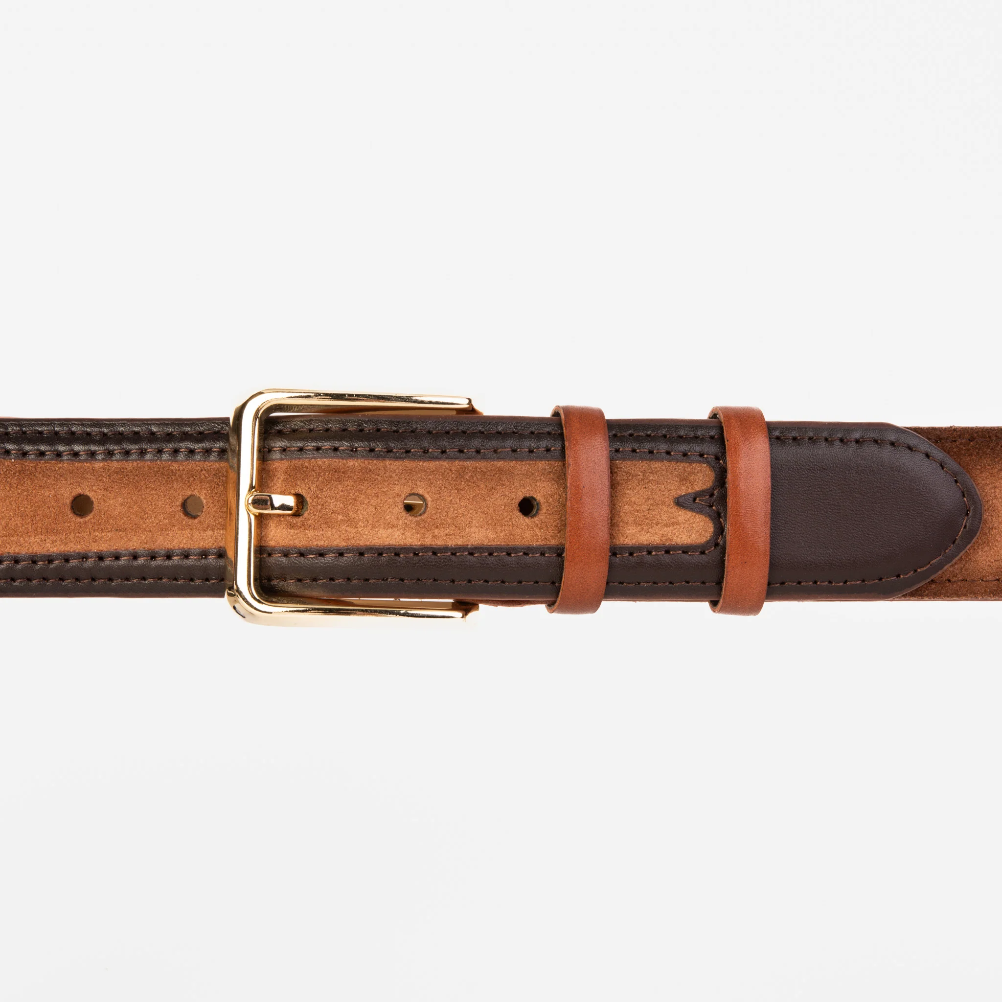 The Regent Brown Leather Belt - Image 3