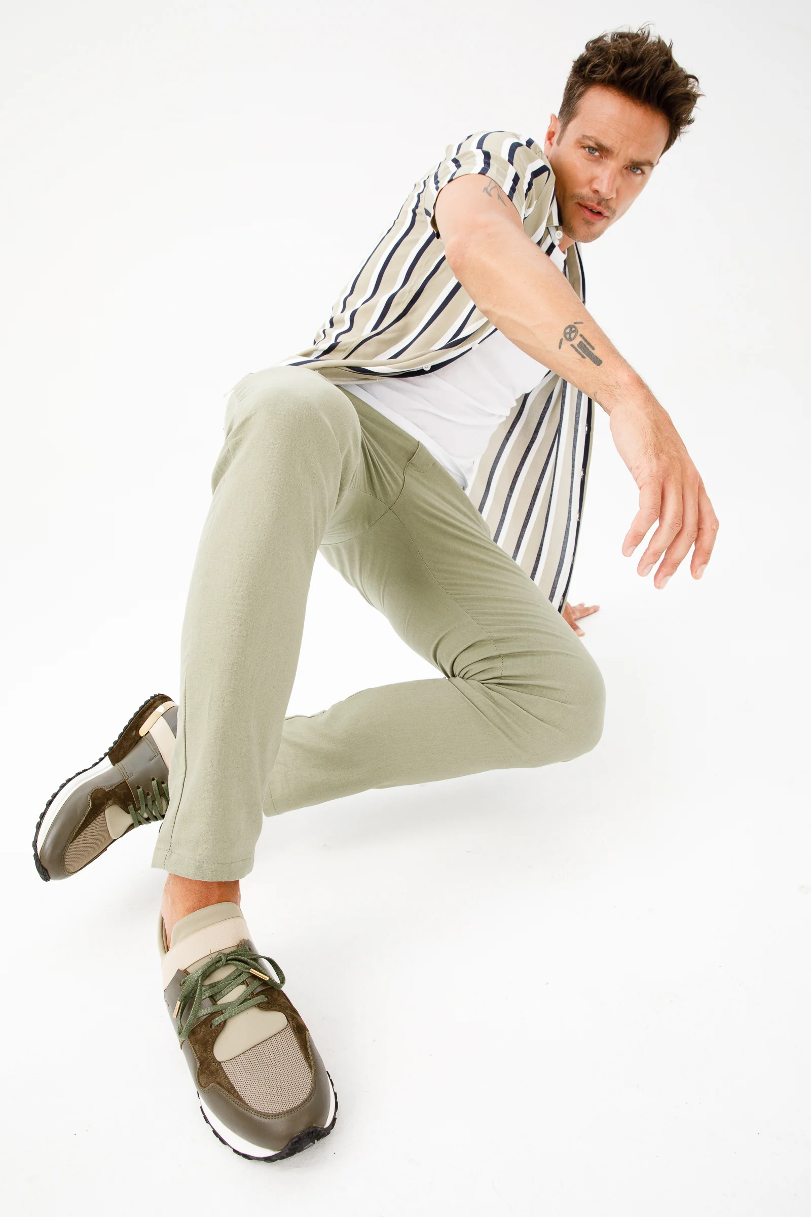 The Reno Green Leather Men Sneaker Final Sale! - Image 7